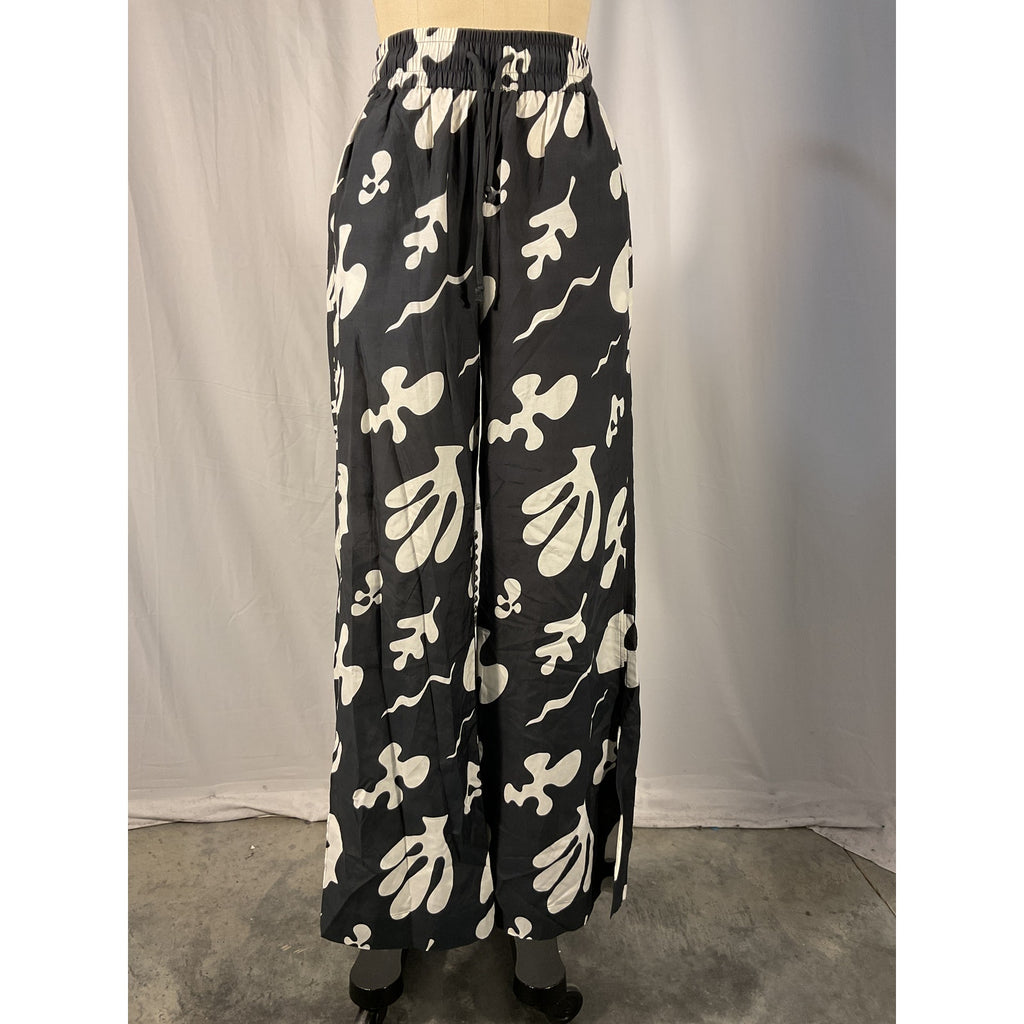 Frame 'Drawstring' Black Lounge Pants Size S