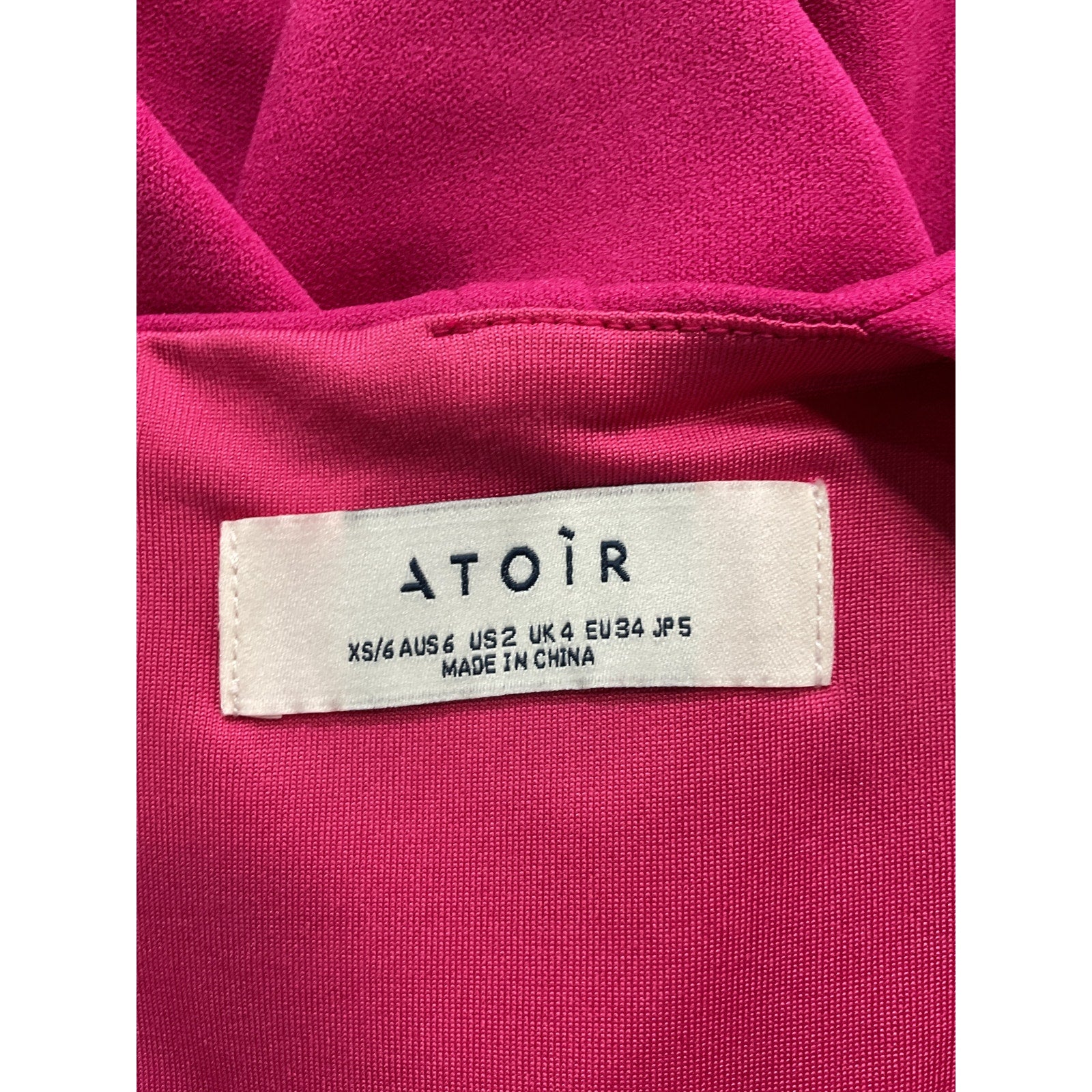 Atoir 'The Vista' Pink Crepe Dress Size XS