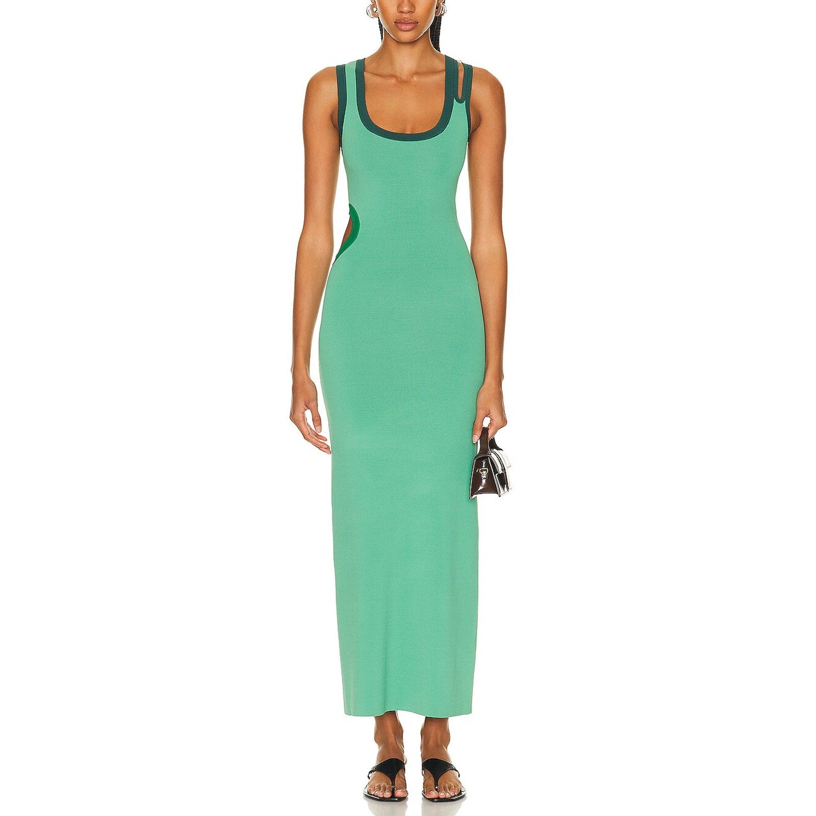 Sir. 'Salvador' Green Cut Out Dress Size S