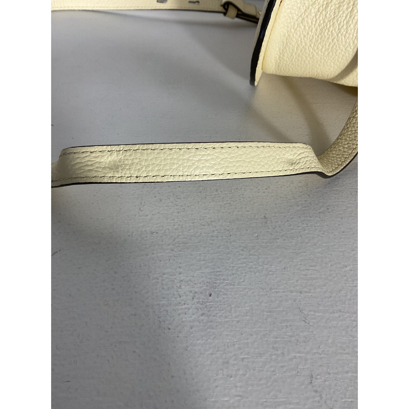 Chlo� 'Alphabet' Beige Leather Crossbody Bag
