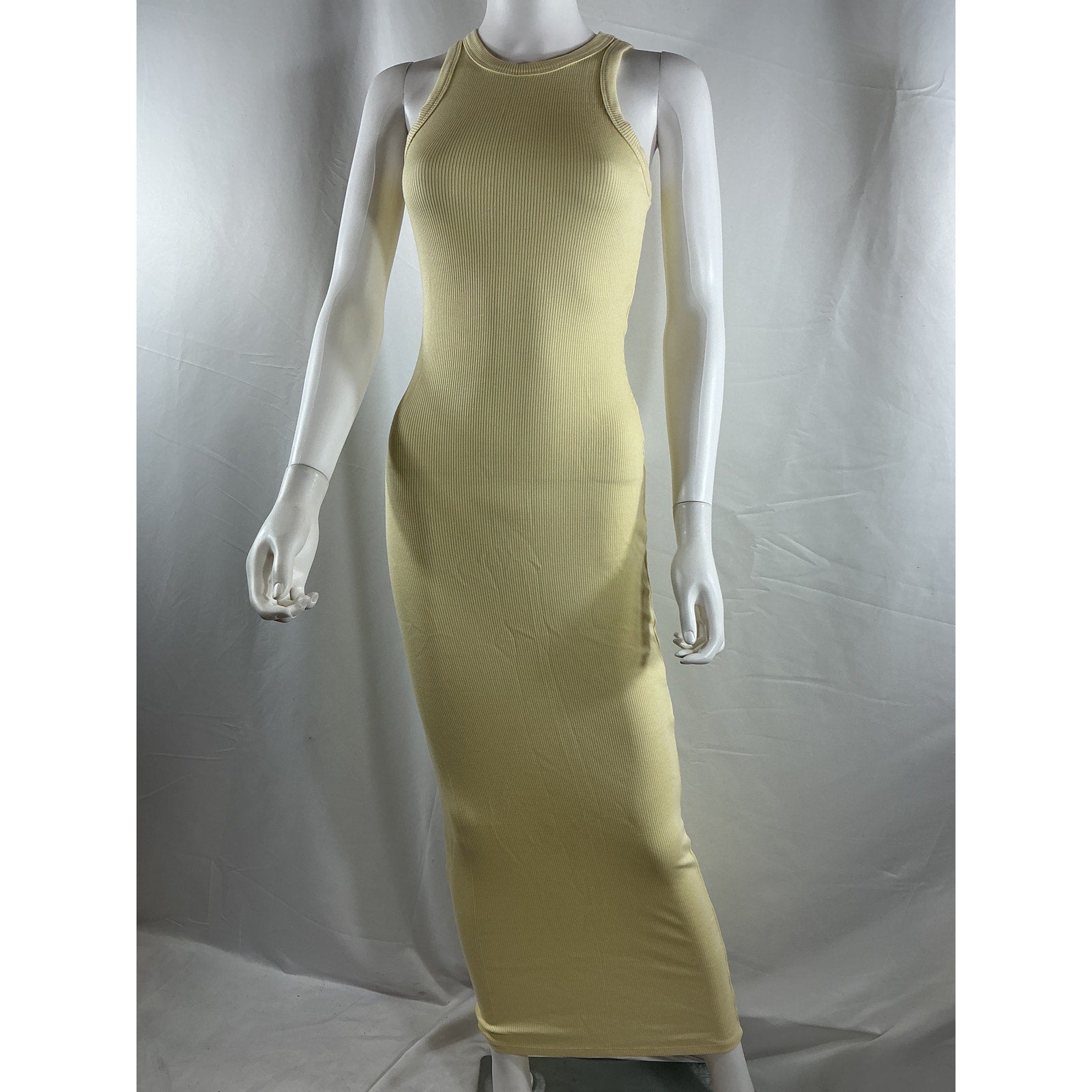 Sprwmn 'Racer' Tan Tencel Maxi Dress Size XS