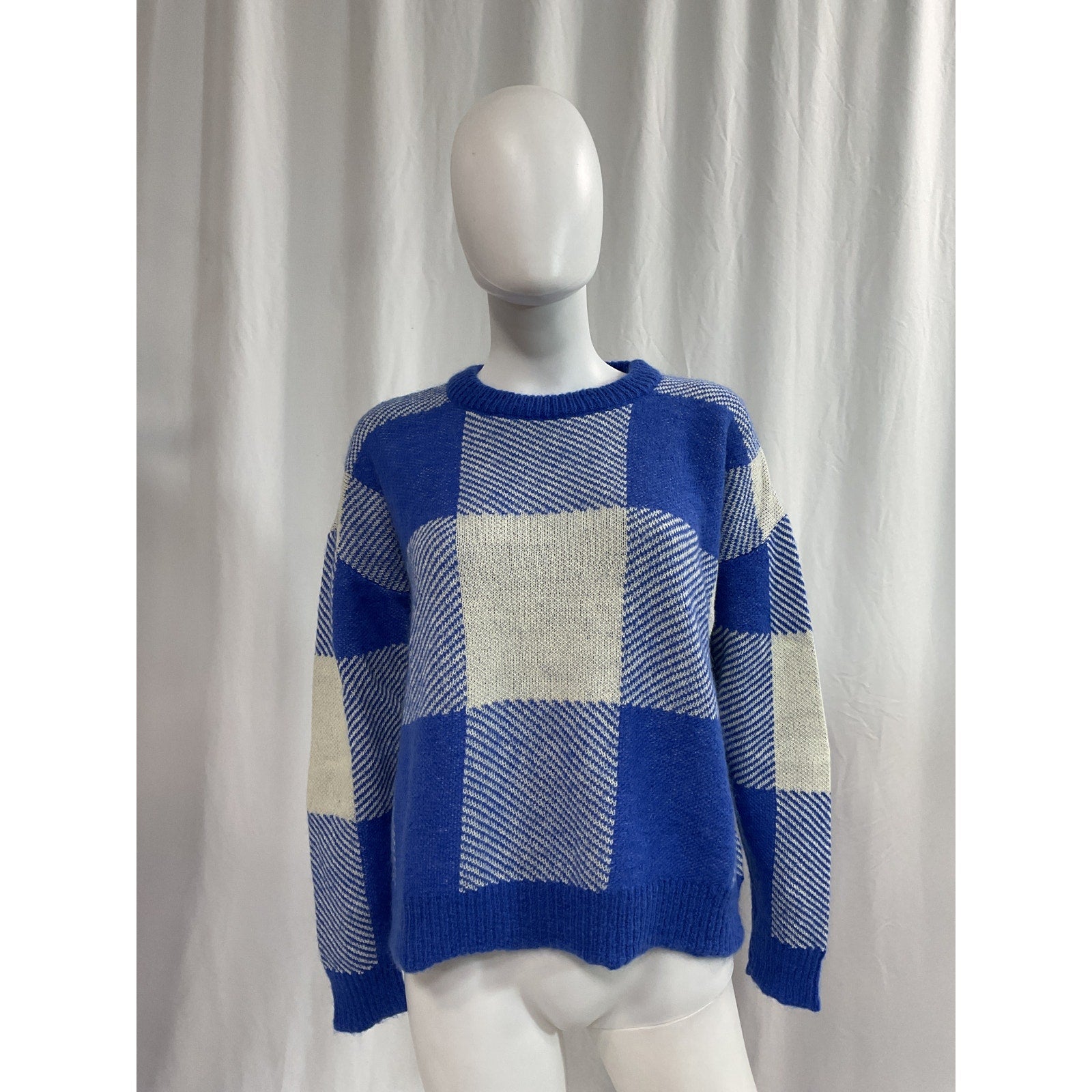 Holzweiler 'Tipps' Blue Knit Sweater Size XS