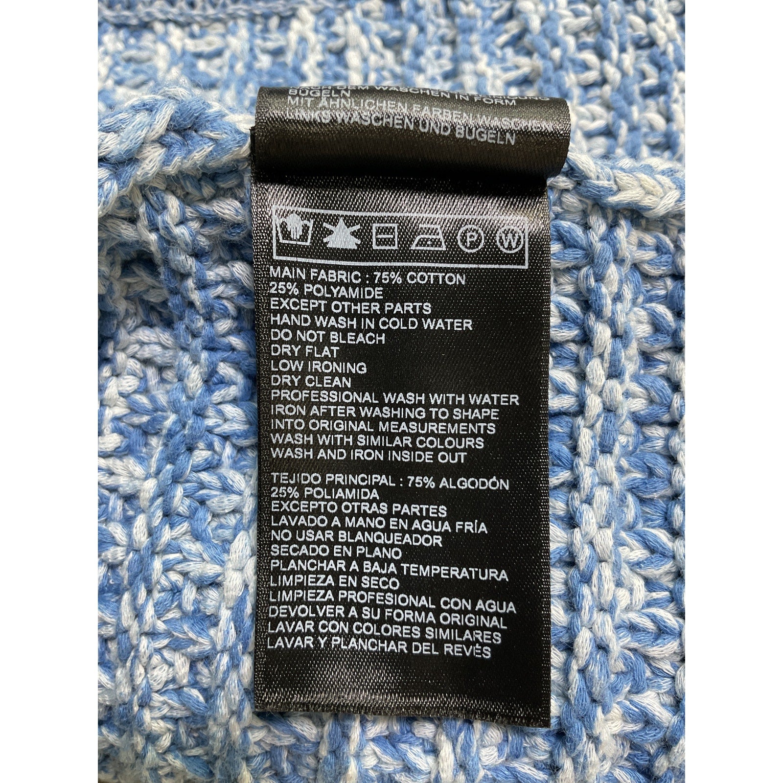 Ba&Sh 'Guspa' Blue Cotton Cardigan Size 2