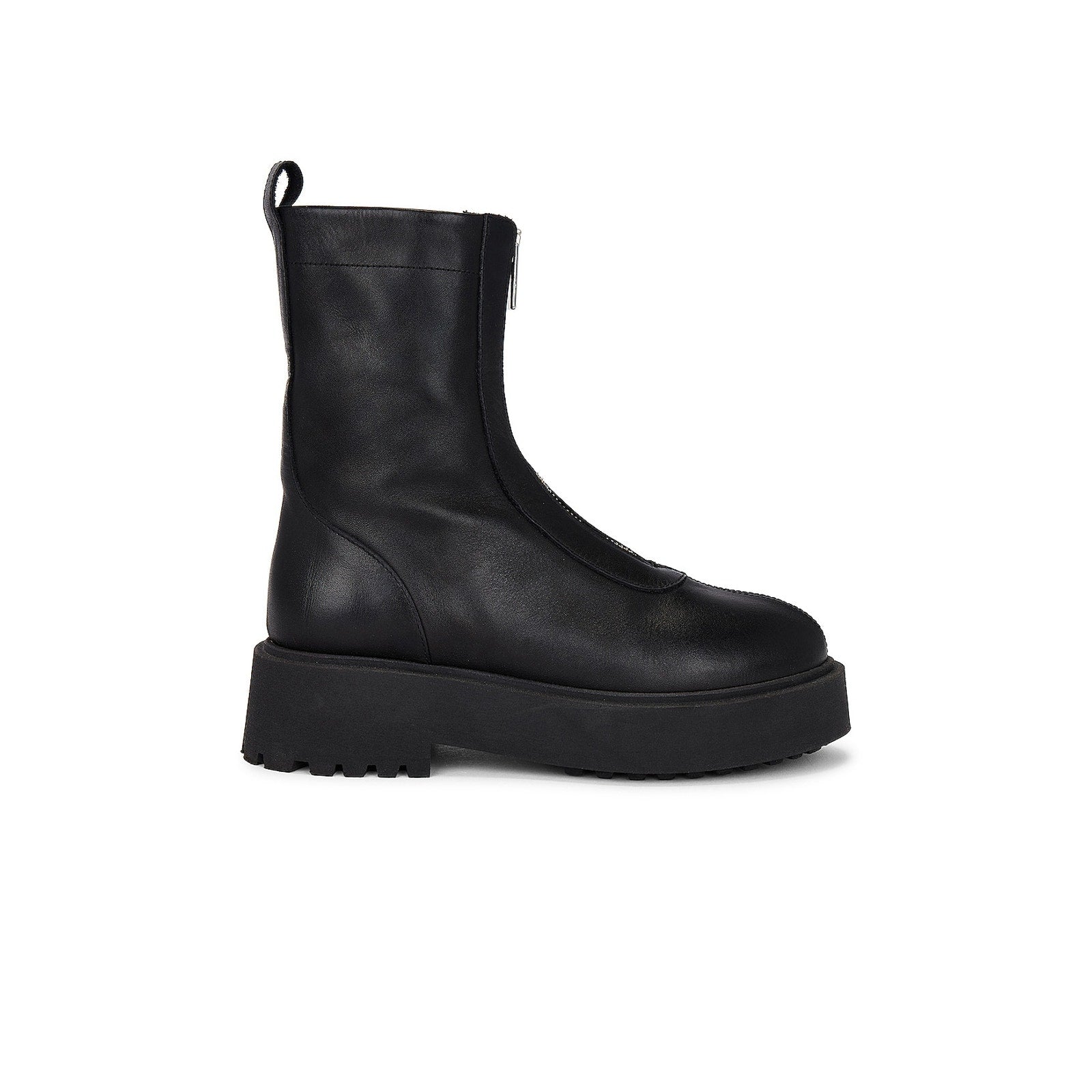Flattered 'Alma' Black Leather Boot Size 6