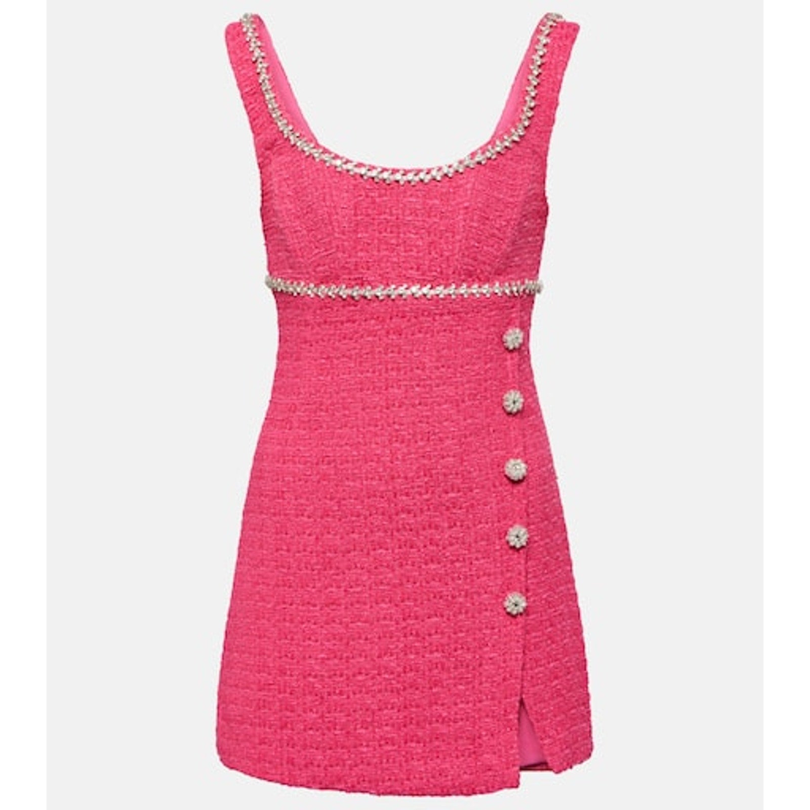 Self-Portrait 'Boucl�' Pink Mini Dress Size 10