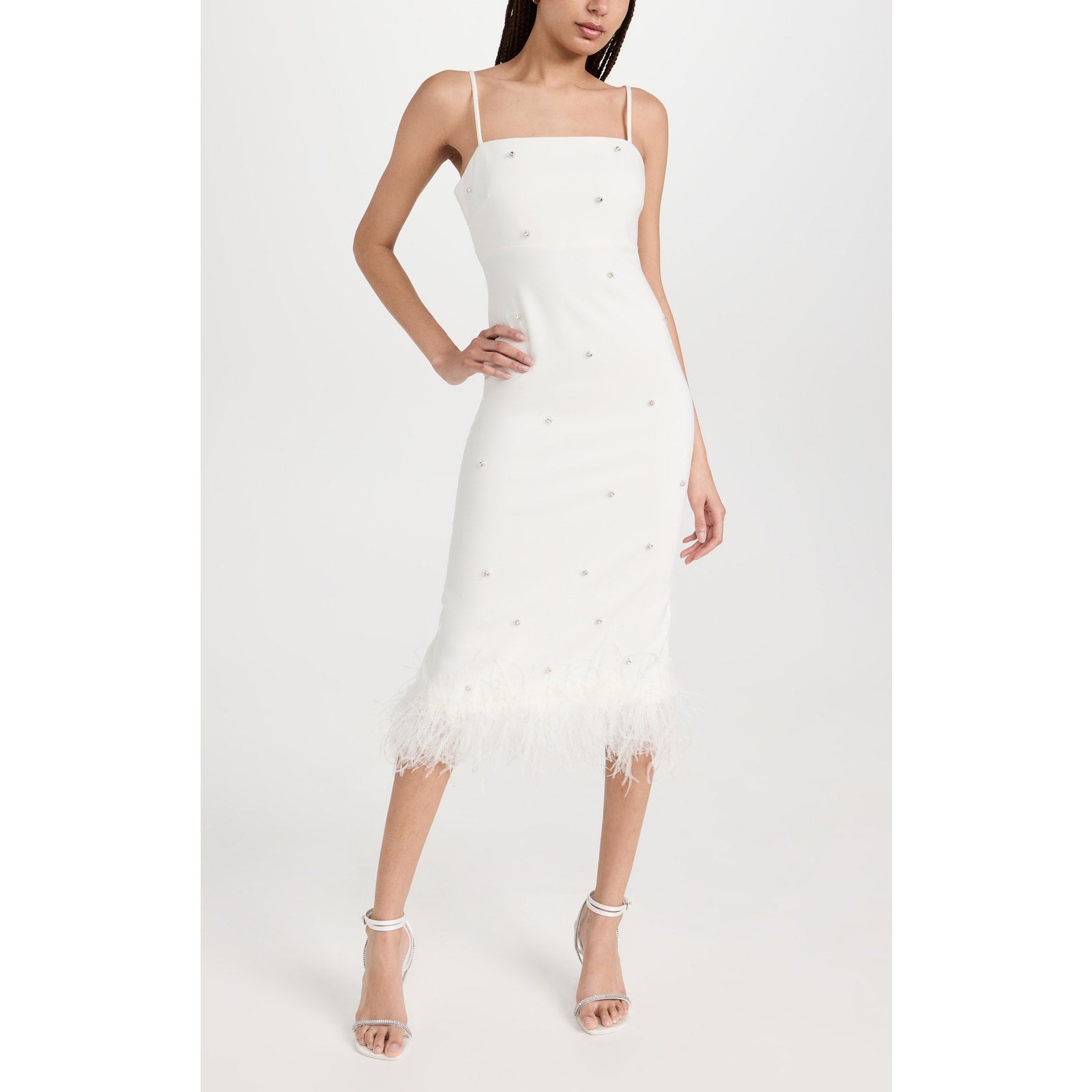 Likely 'Electra' White Polyester Dress Size 0