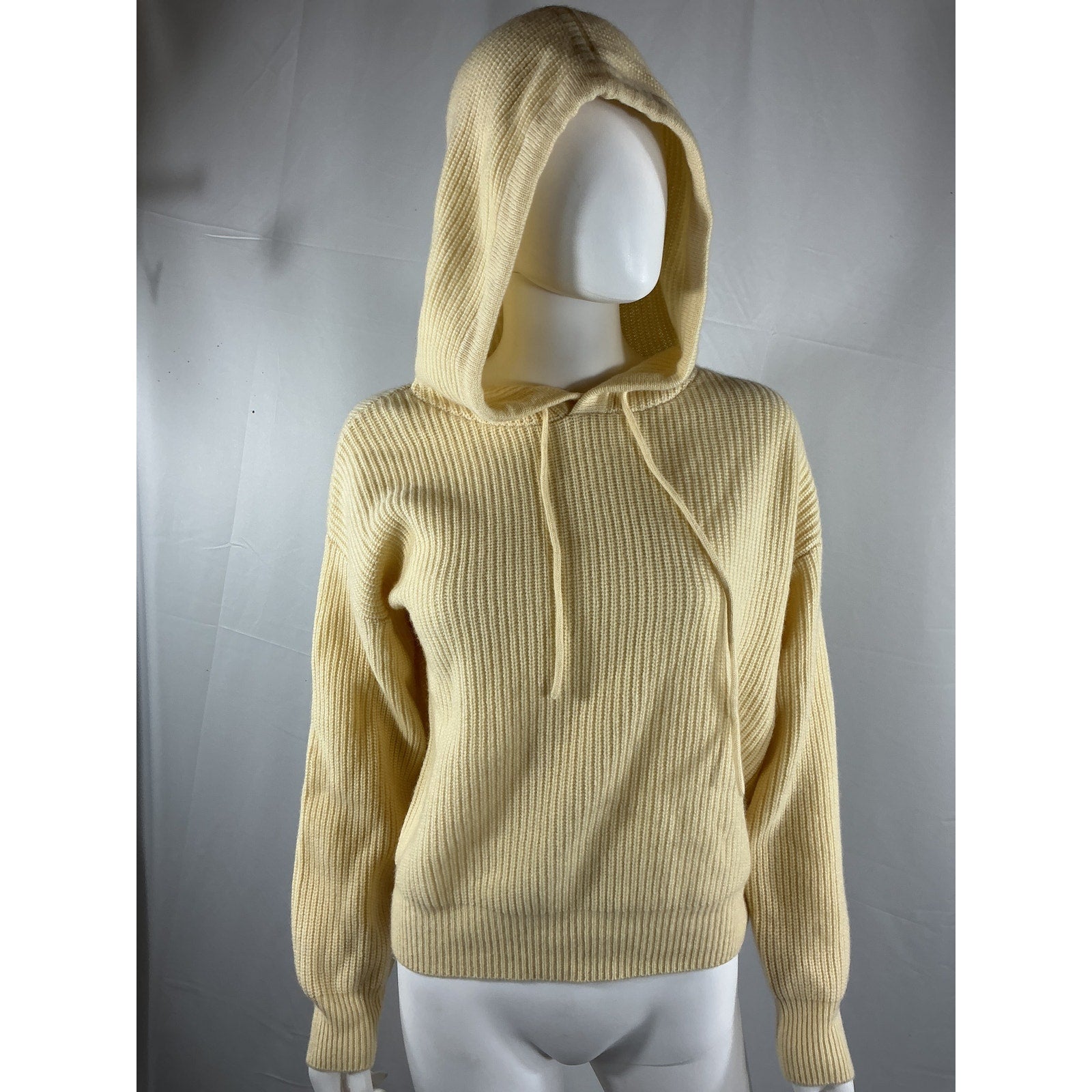 Reformation 'Alexei' Tan Cashmere Hoodie Size XS