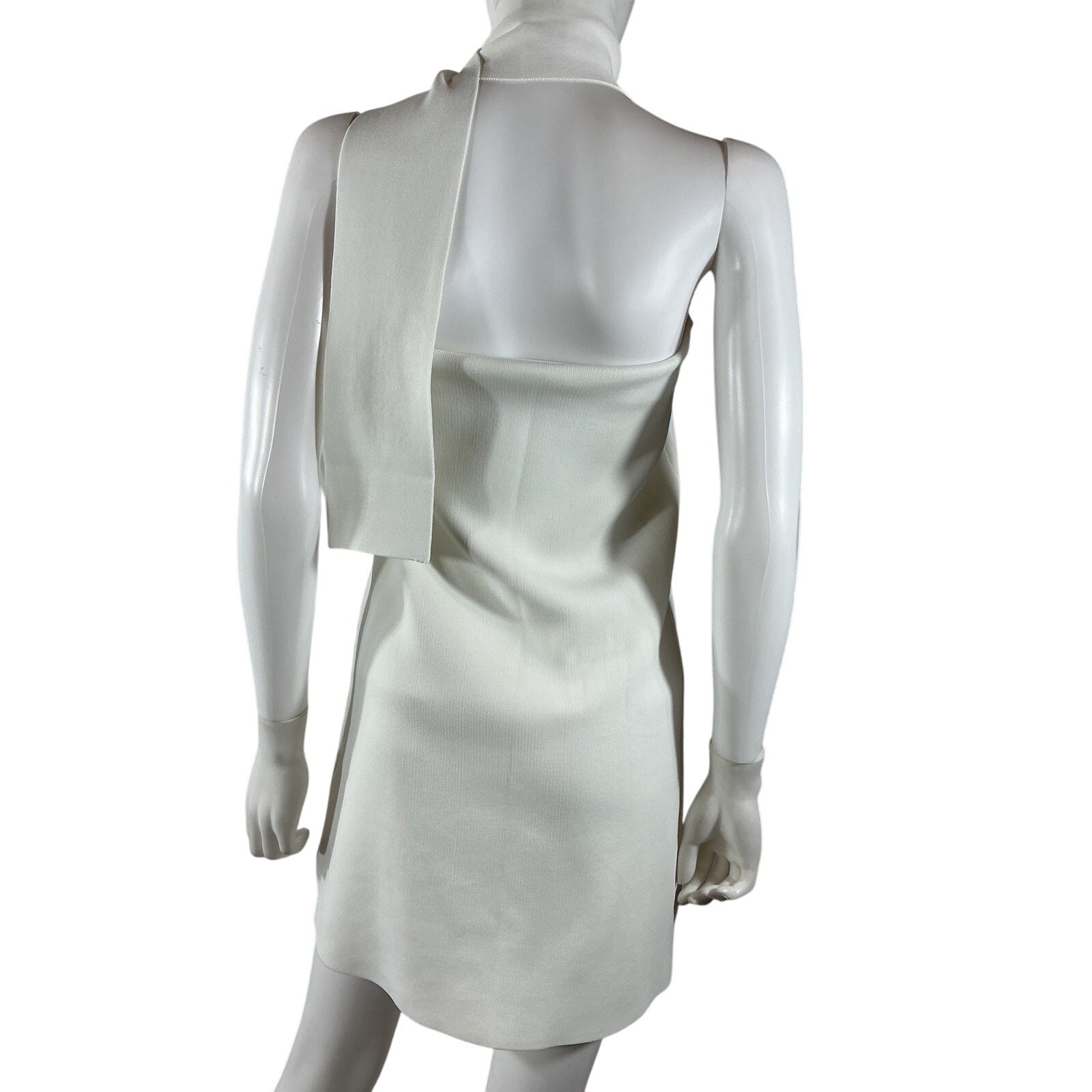 Lpa 'Adrianna' White Viscose Knit Mini Dress Size S