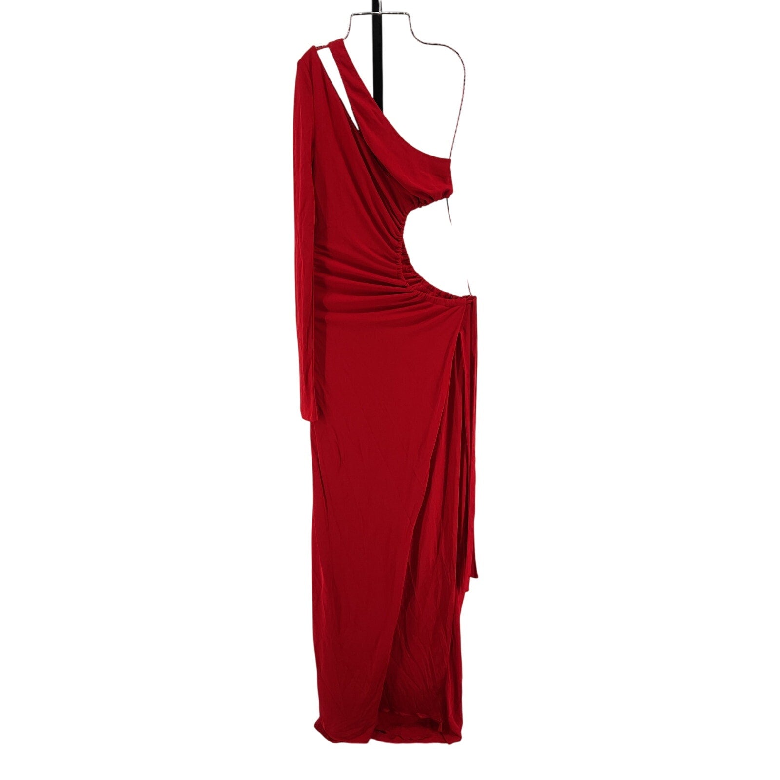 Dundas 'Loren' Red Viscose Gown Size 38