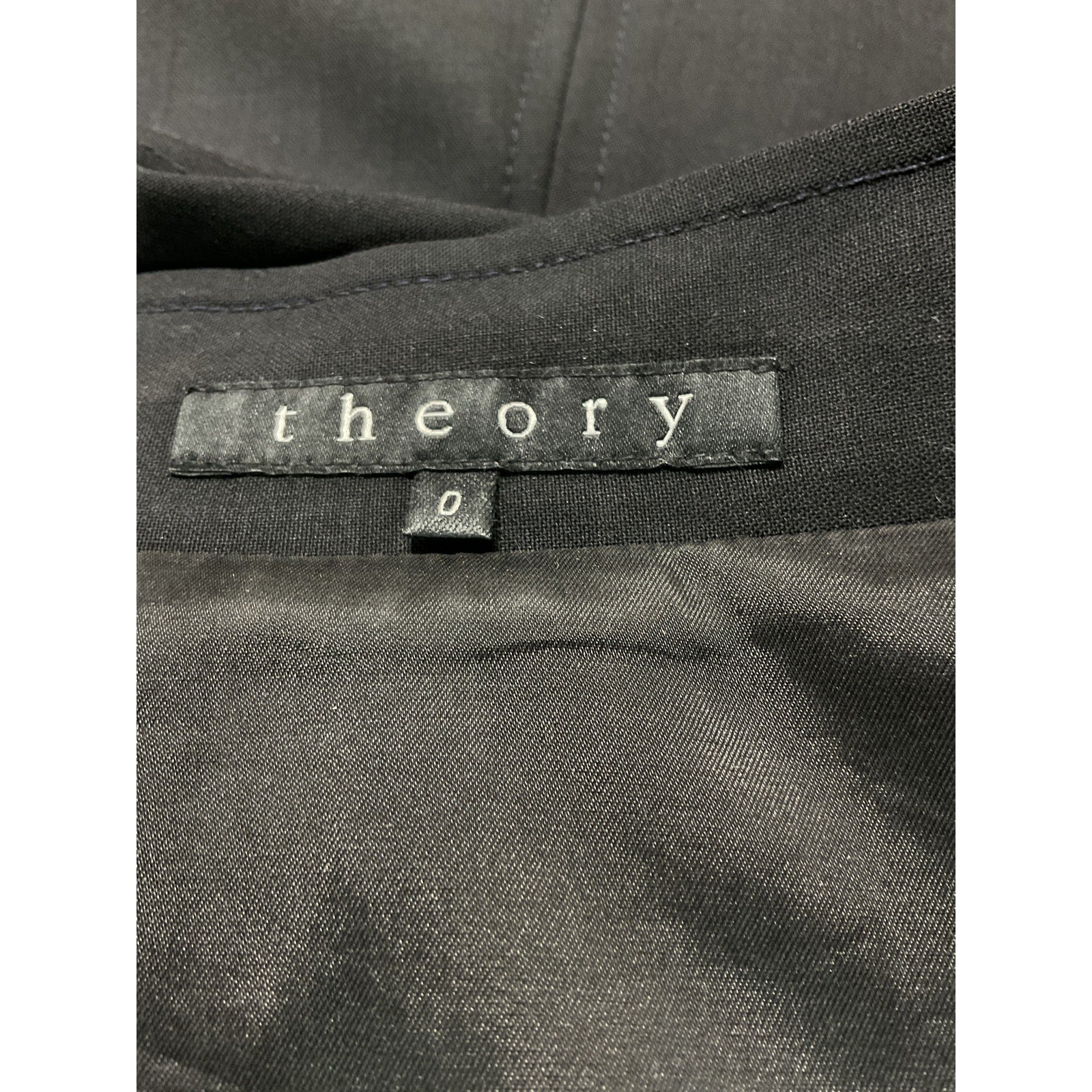 Theory Denim Black Jacket Size 0
