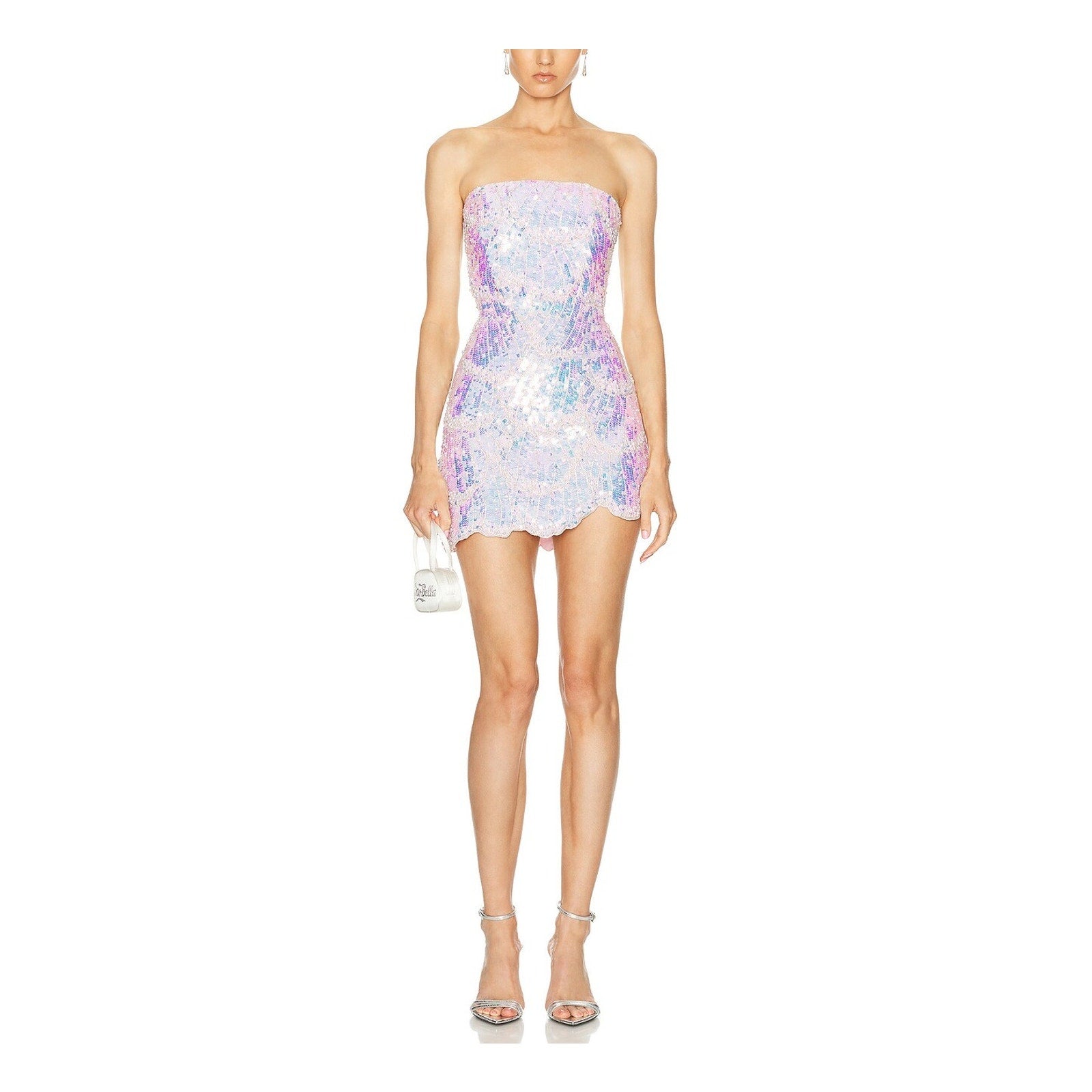 Retrofete 'Avalee' Pink Polyester Dress Size S