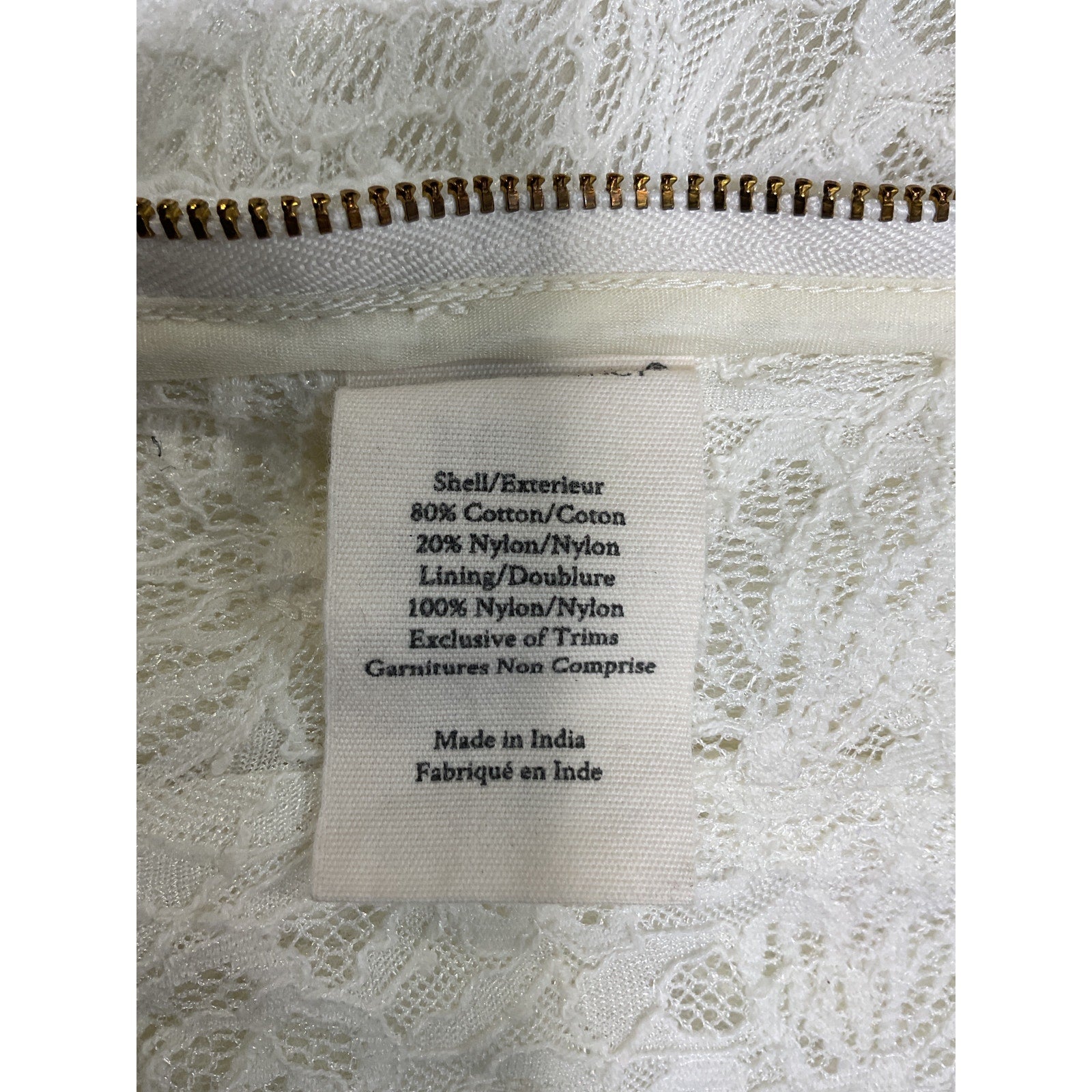 Loveshackfancy 'Arno' White Bustier Size 12 - NWT