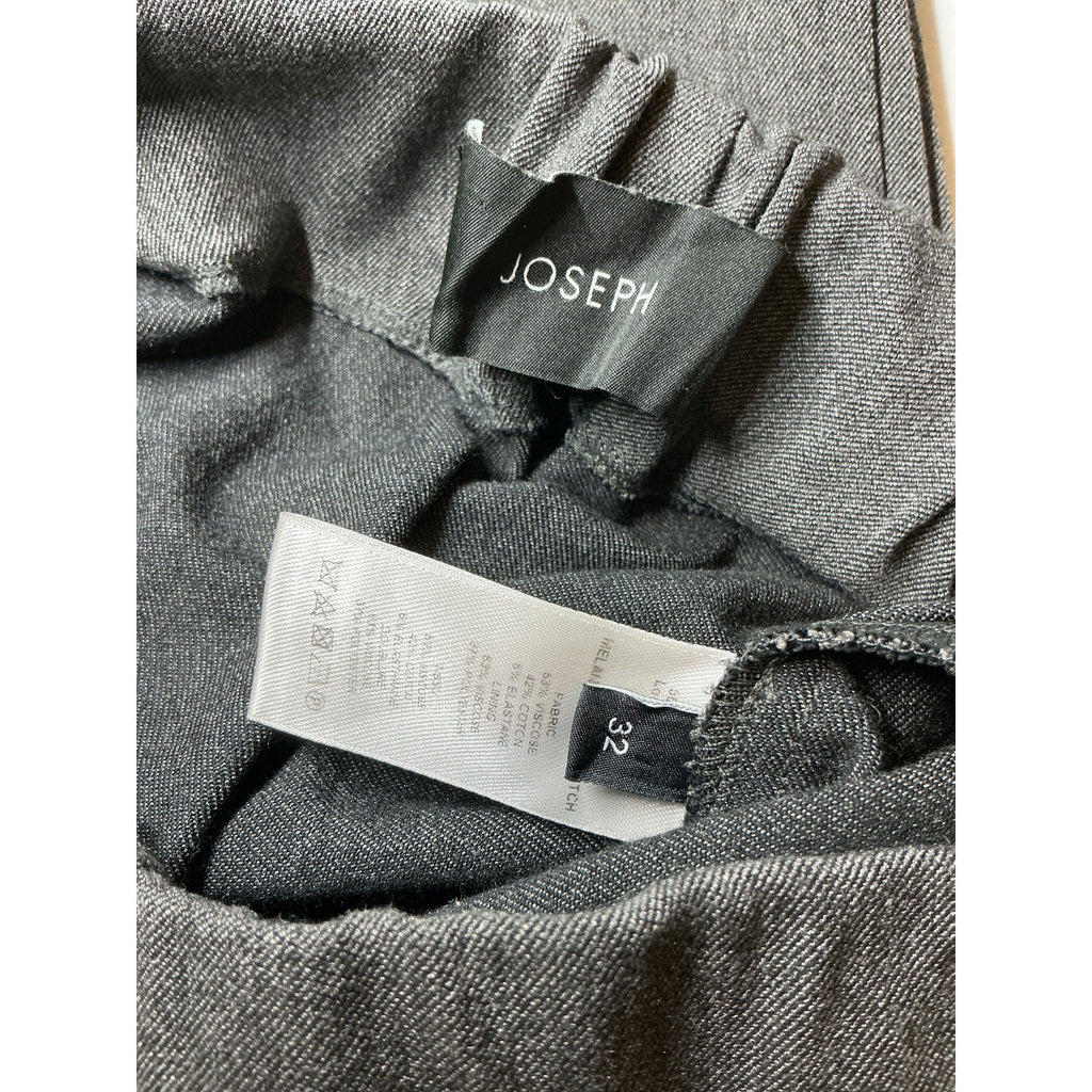 Joseph High-Rise Grey  Gabardine Leggings Size 32