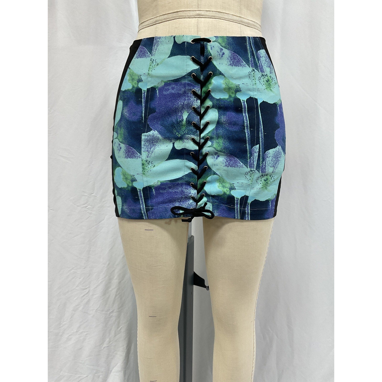 Miaou 'Corset' Blue Skirt Size S
