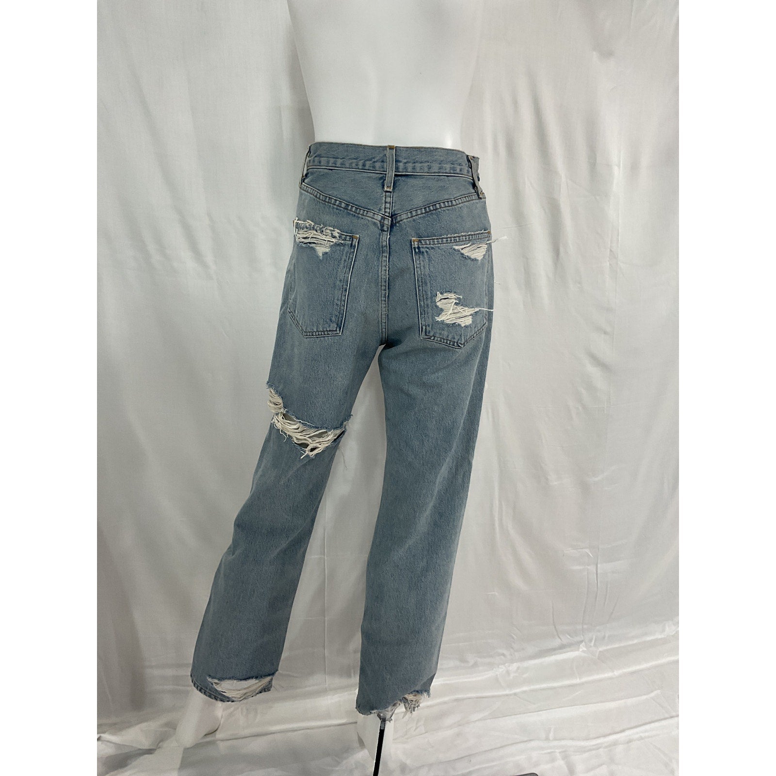 Agolde '90's' Blue Mid Rise Loose Denim Jean Size 25