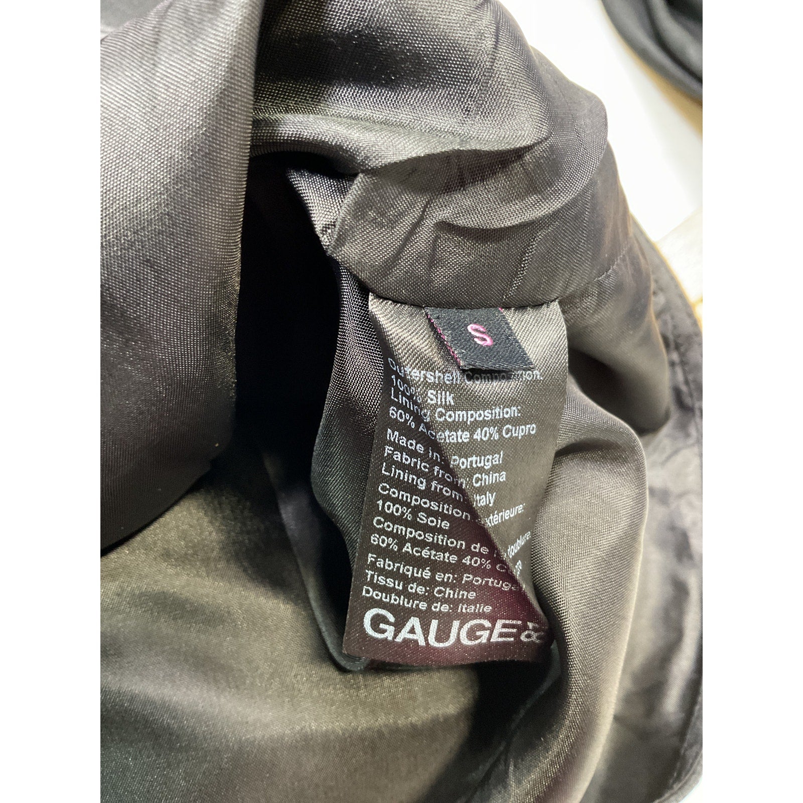 Gauge81 'Otsuki' Black Crepe Dress Size S