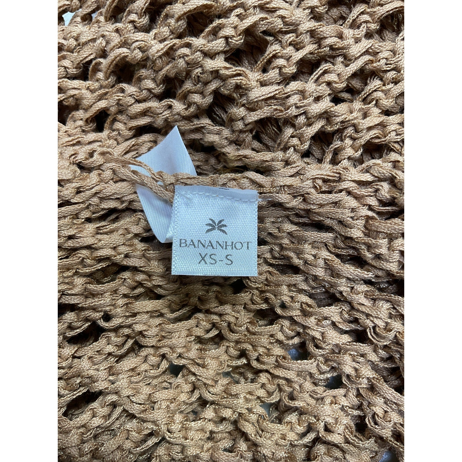 Bananhot 'Magen' Beige Cotton Knitted Shirt Size XS-S