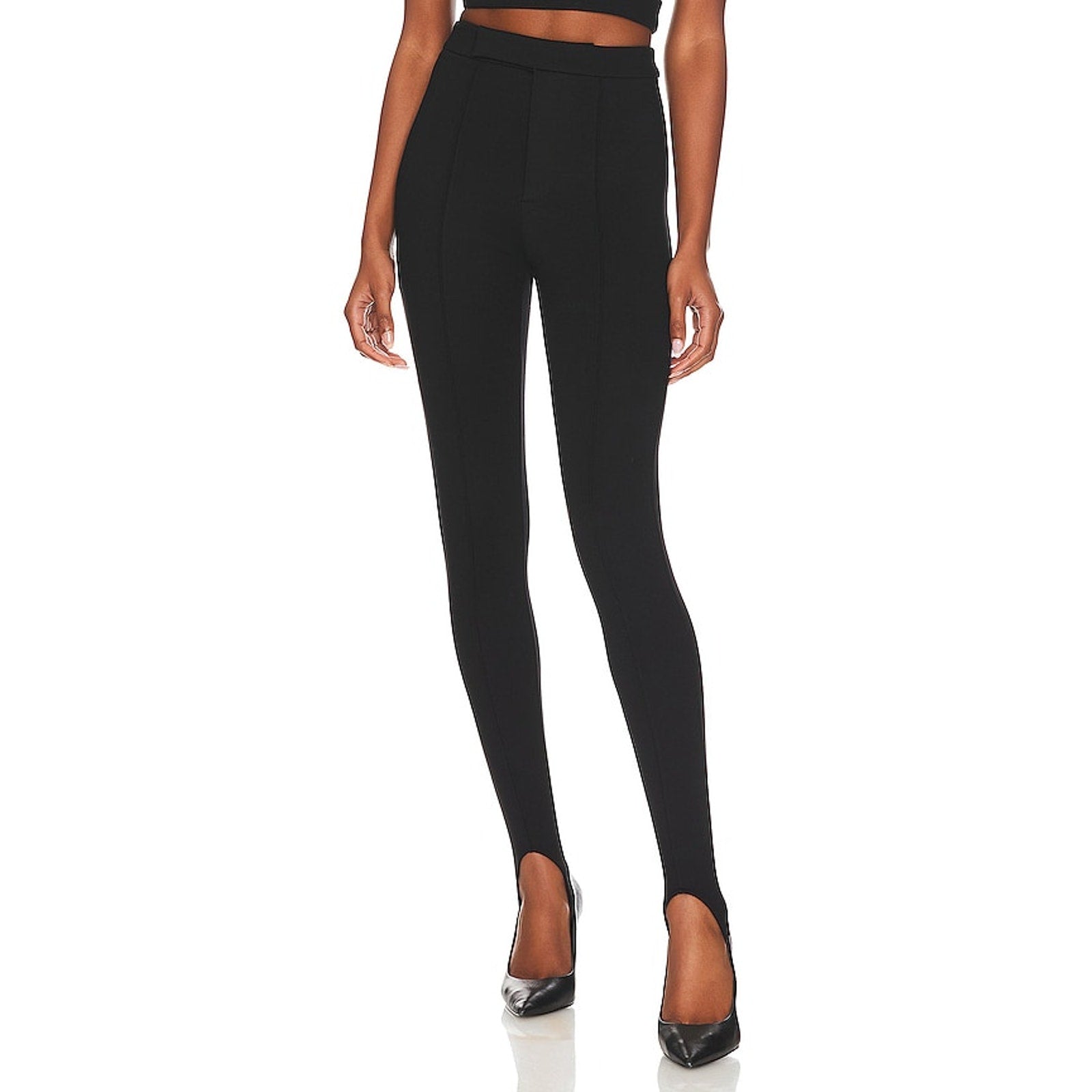 Nicholas 'Inaya' Black Viscose Stirrup Pant Size 2