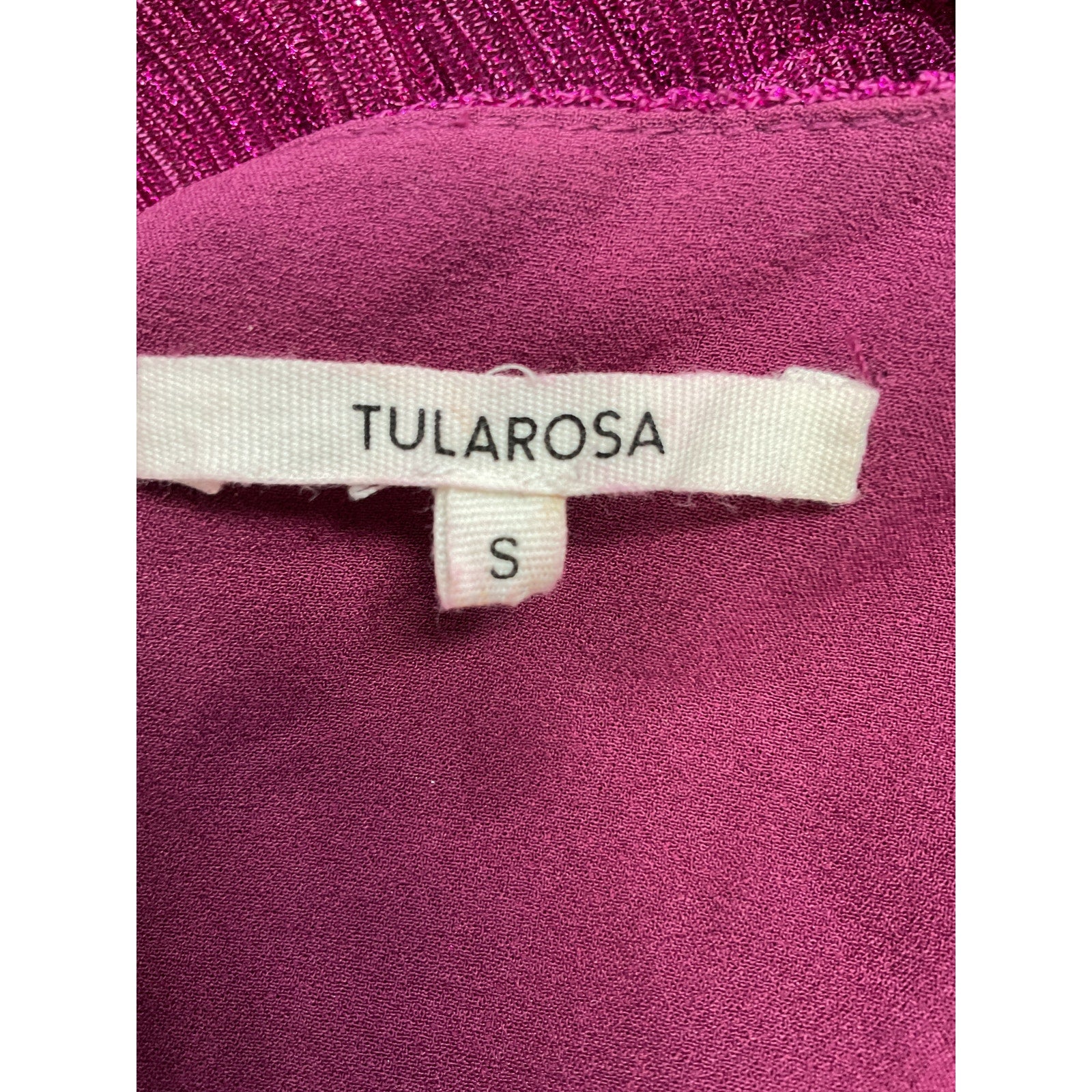 Tularosa 'Jainey' Purple Polyester Maxi Dress Size S