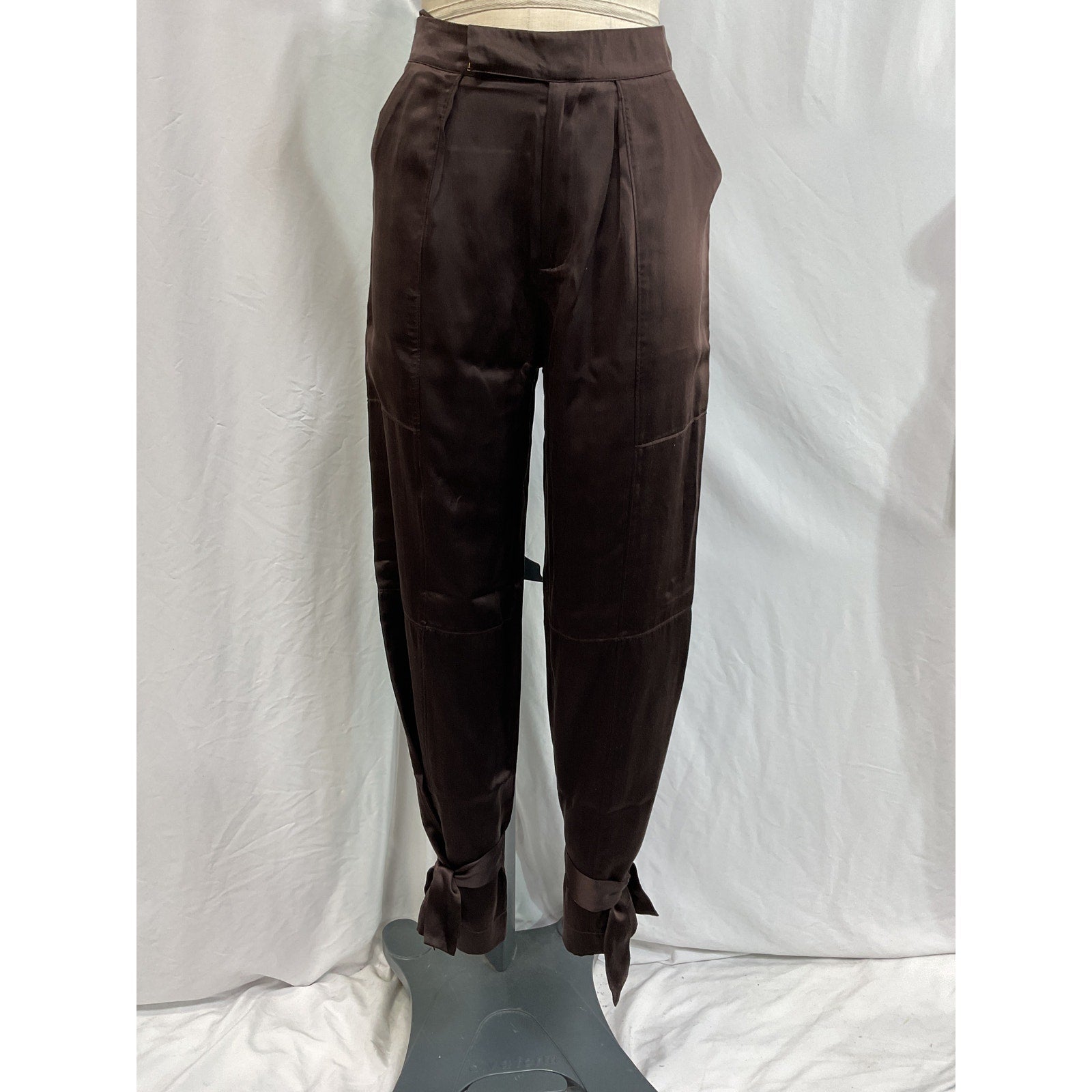 Nicholas 'Erato' Black Silk Pant Size 2