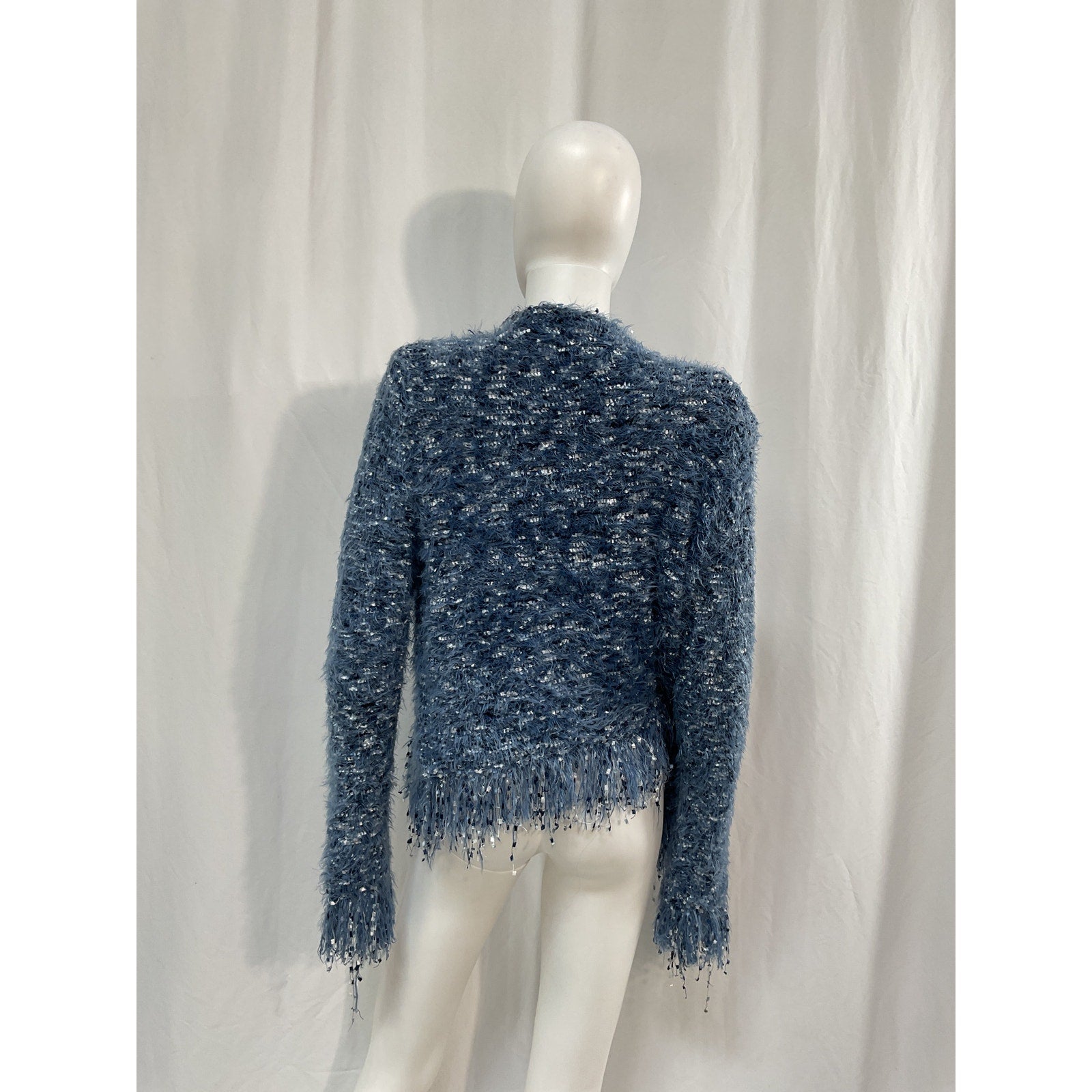 L'Agence 'Azure' Blue Cardigan Blazer Size S