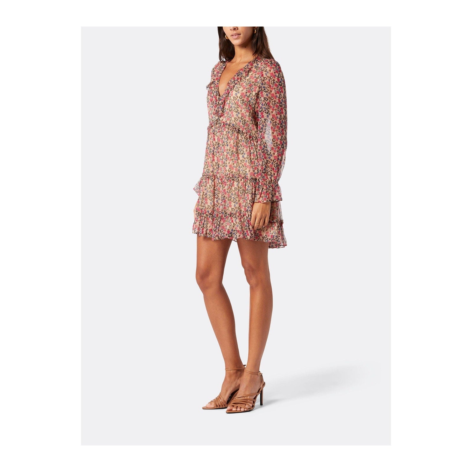 Joie 'Adanson' Pink Silk Mini Dress Size 4