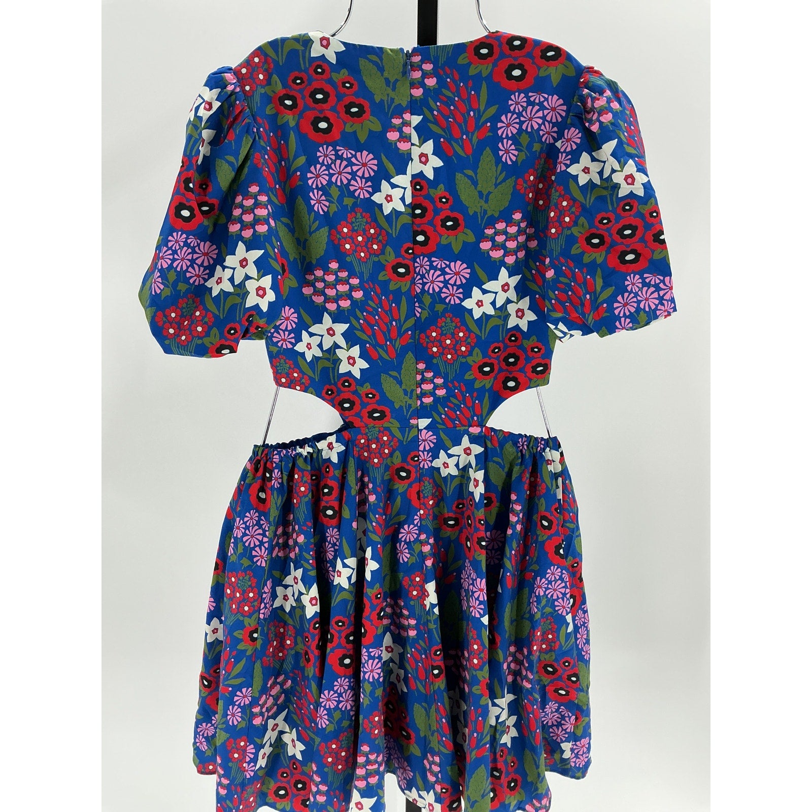 Amur 'Katy' Blue Polyester Cutout Dress Size 2