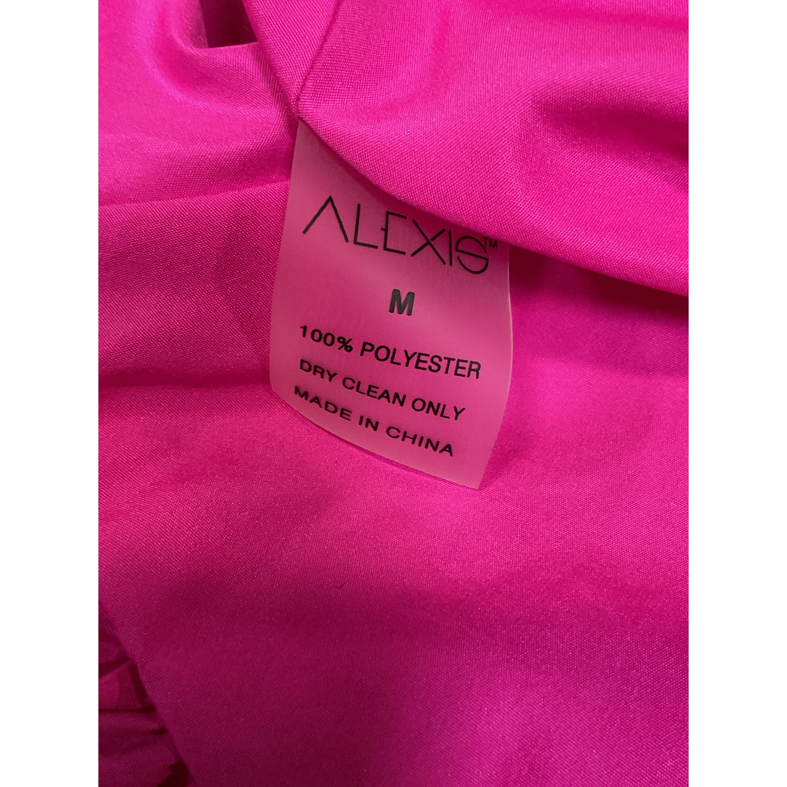 Alexis 'Bertana' Pink Mini Dress Size M