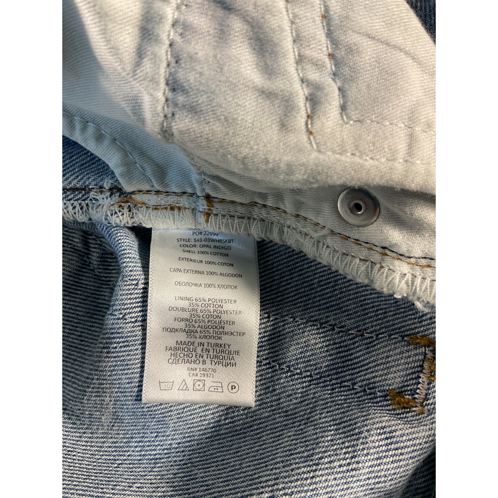 Re/Done '70s' Blue High Rise Bootcut Denim Jeans Size 26