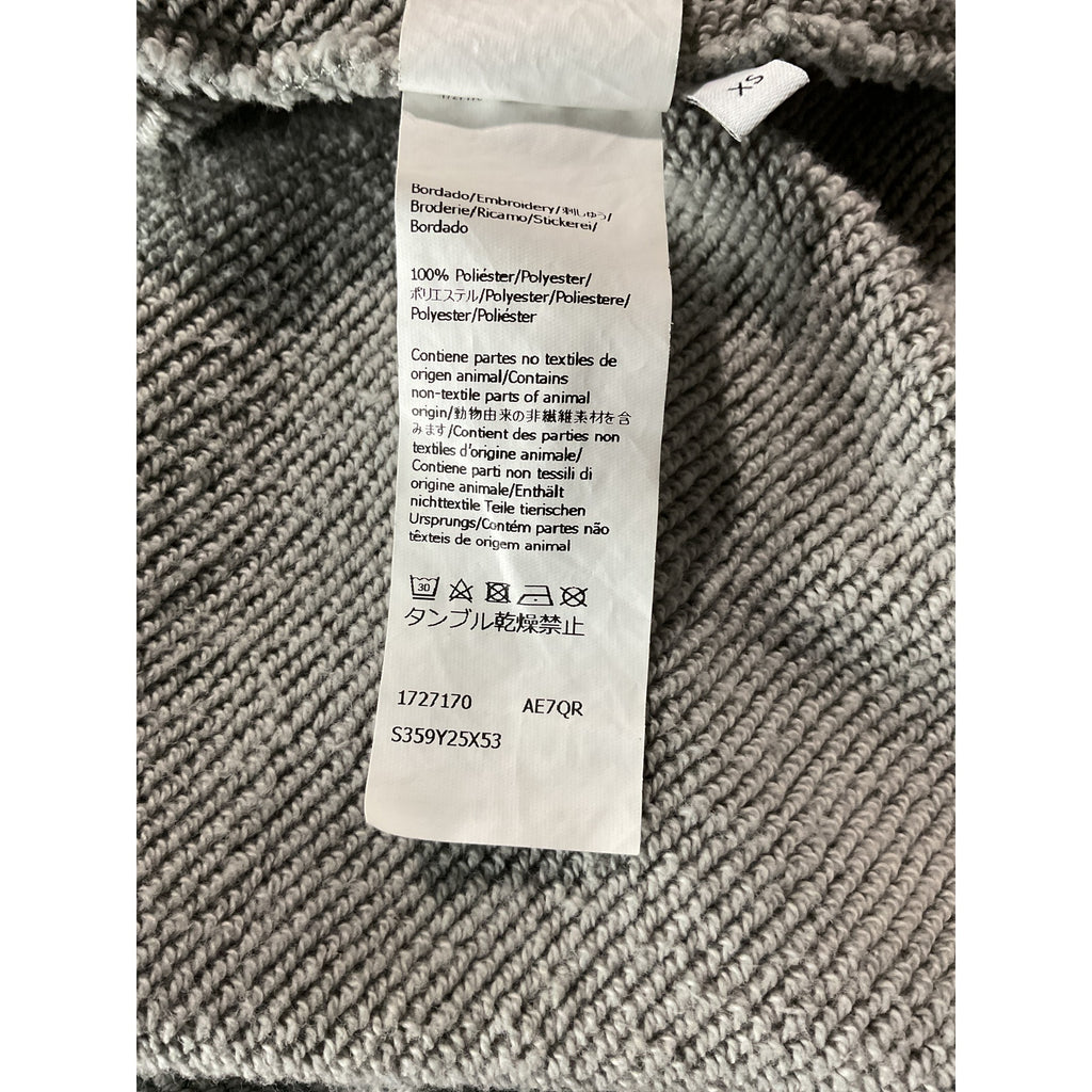 Loewe 'Flamenco' Grey Cotton Hoodie Size XS