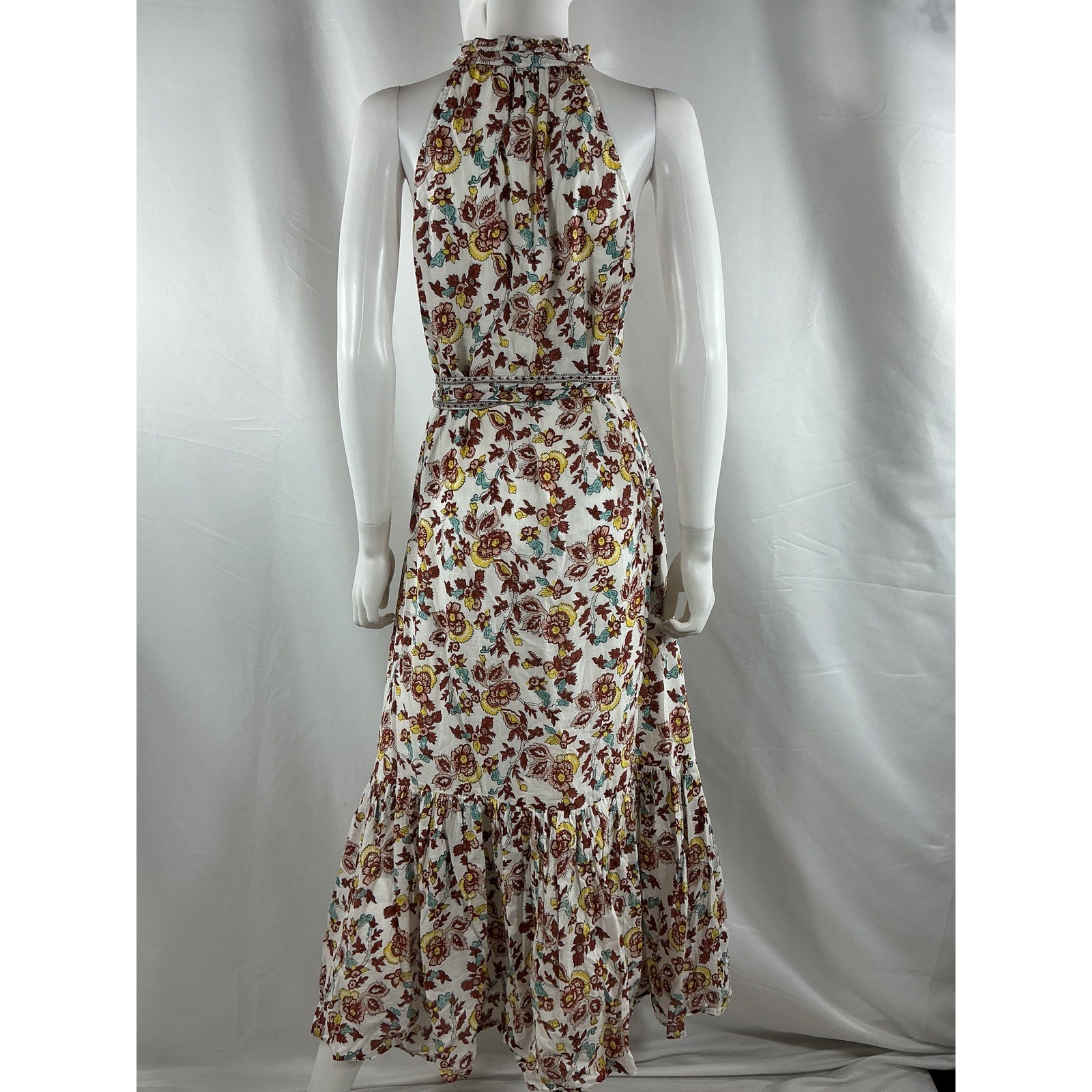 Cleobella 'Evangeline' White Cotton Ankle Dress Size S