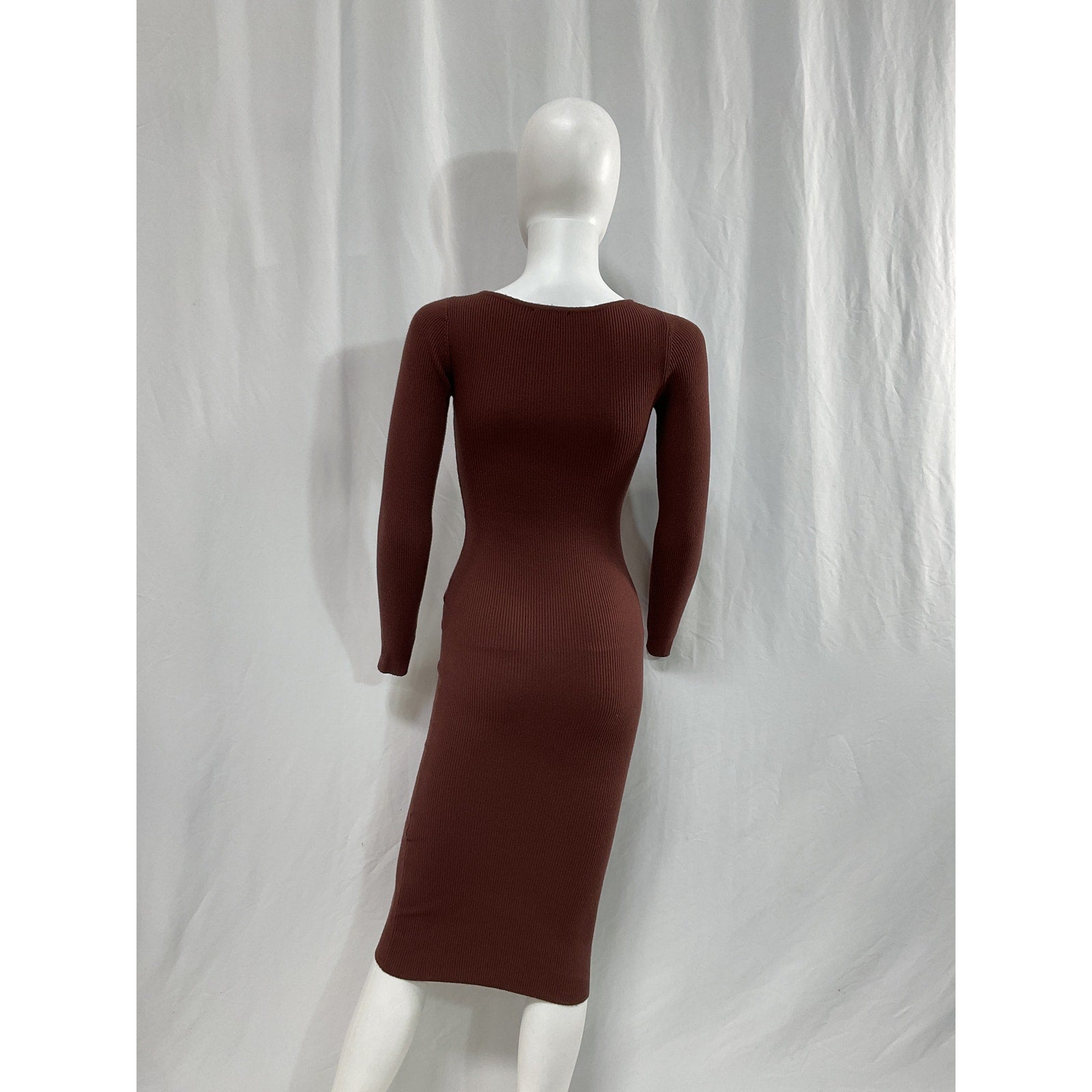 Lpa 'Auburn' Brown Sweater Dress Size S