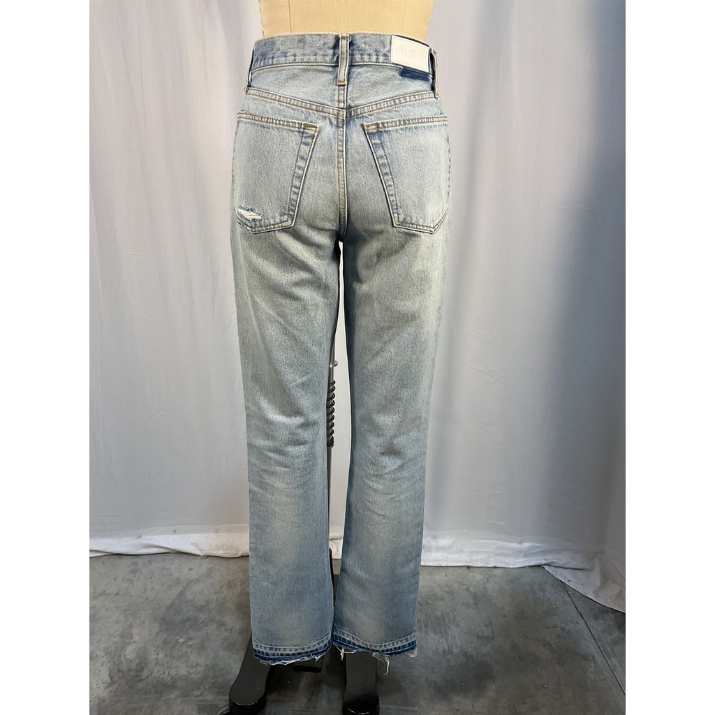 Re/Done '70s' Blue High Rise Bootcut Denim Jeans Size 26