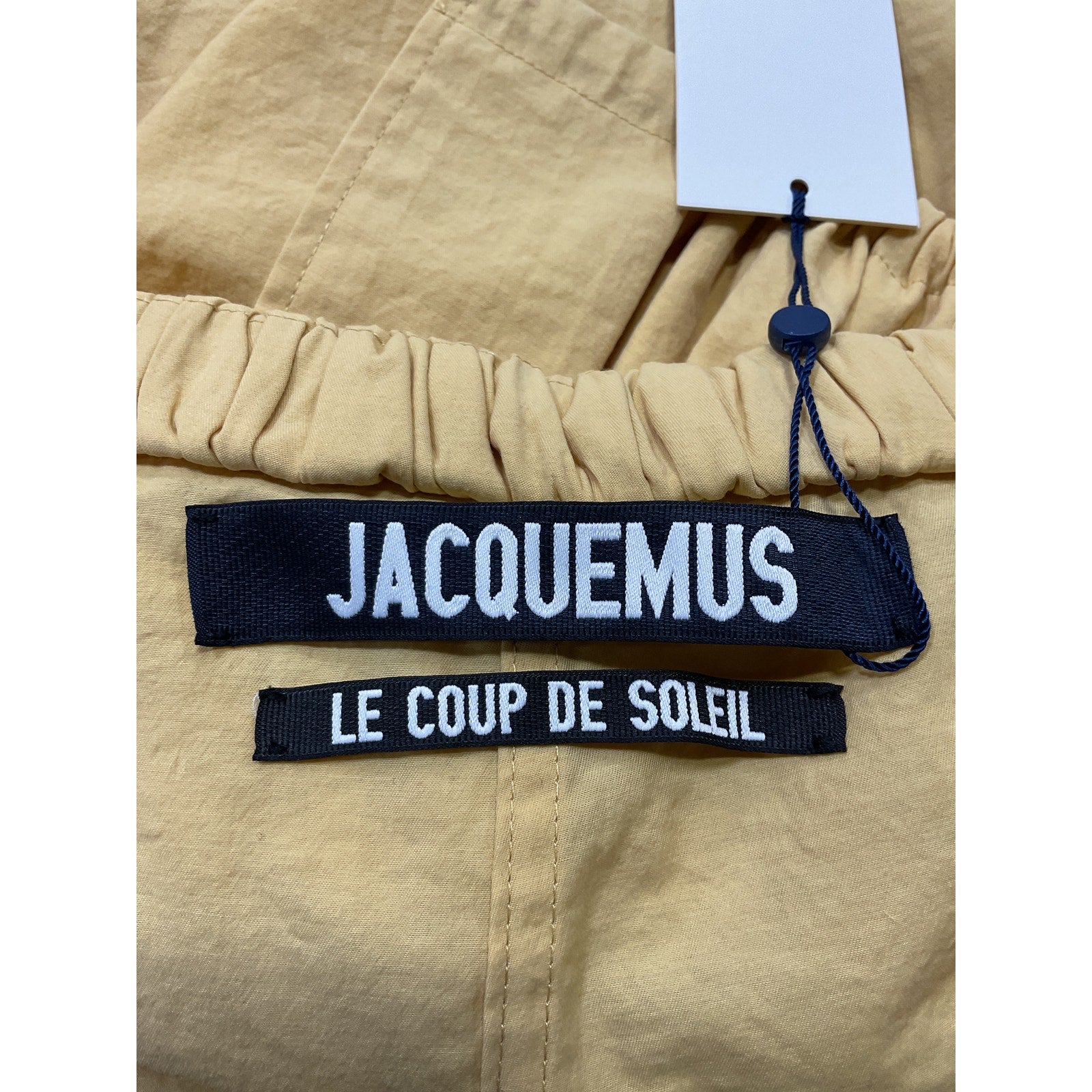 Jacquemus 'La Jupe Cueillette' Yellow Button Front Mini Skirt Size 36 - NWT
