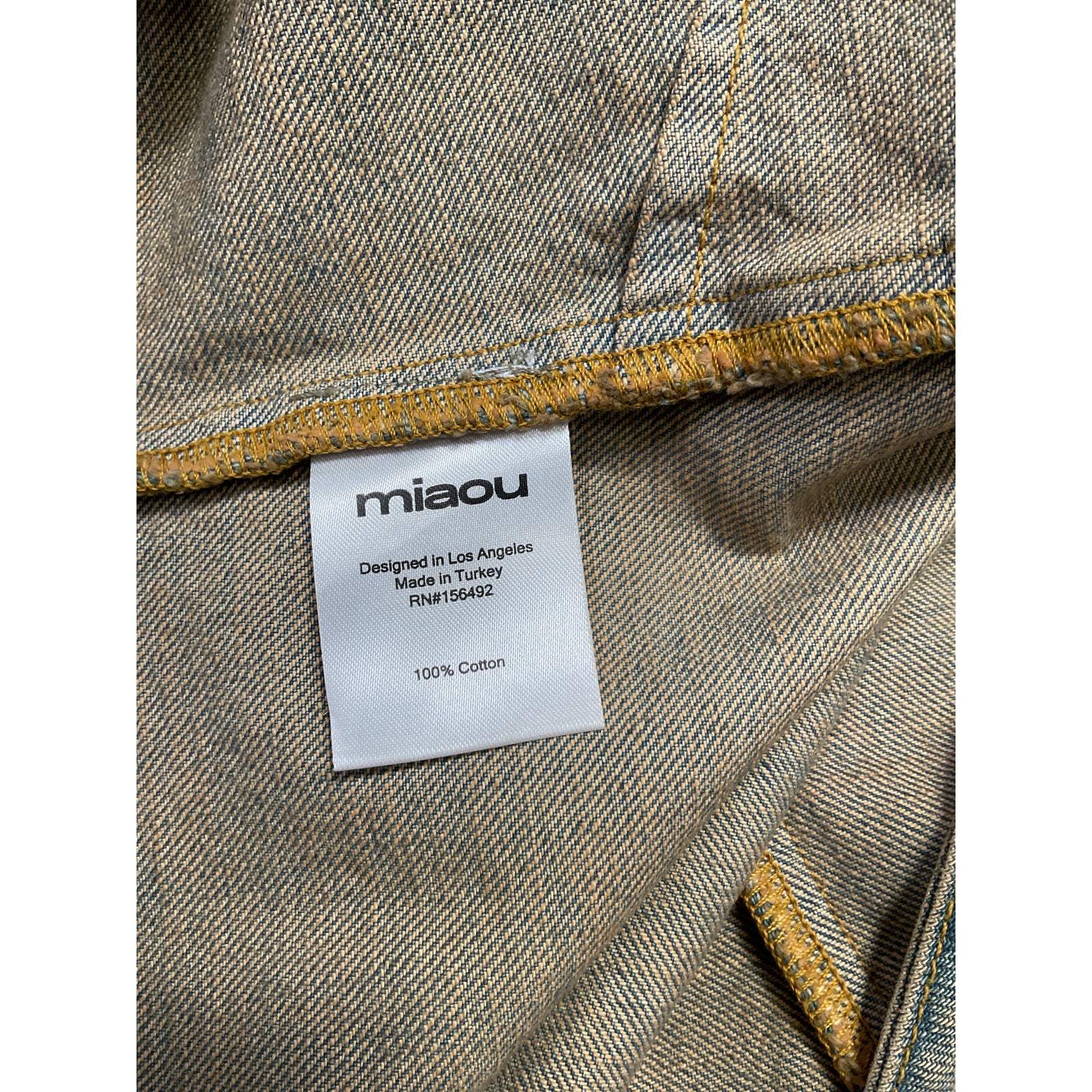 Miaou 'Chani' Green Cotton Top Size S