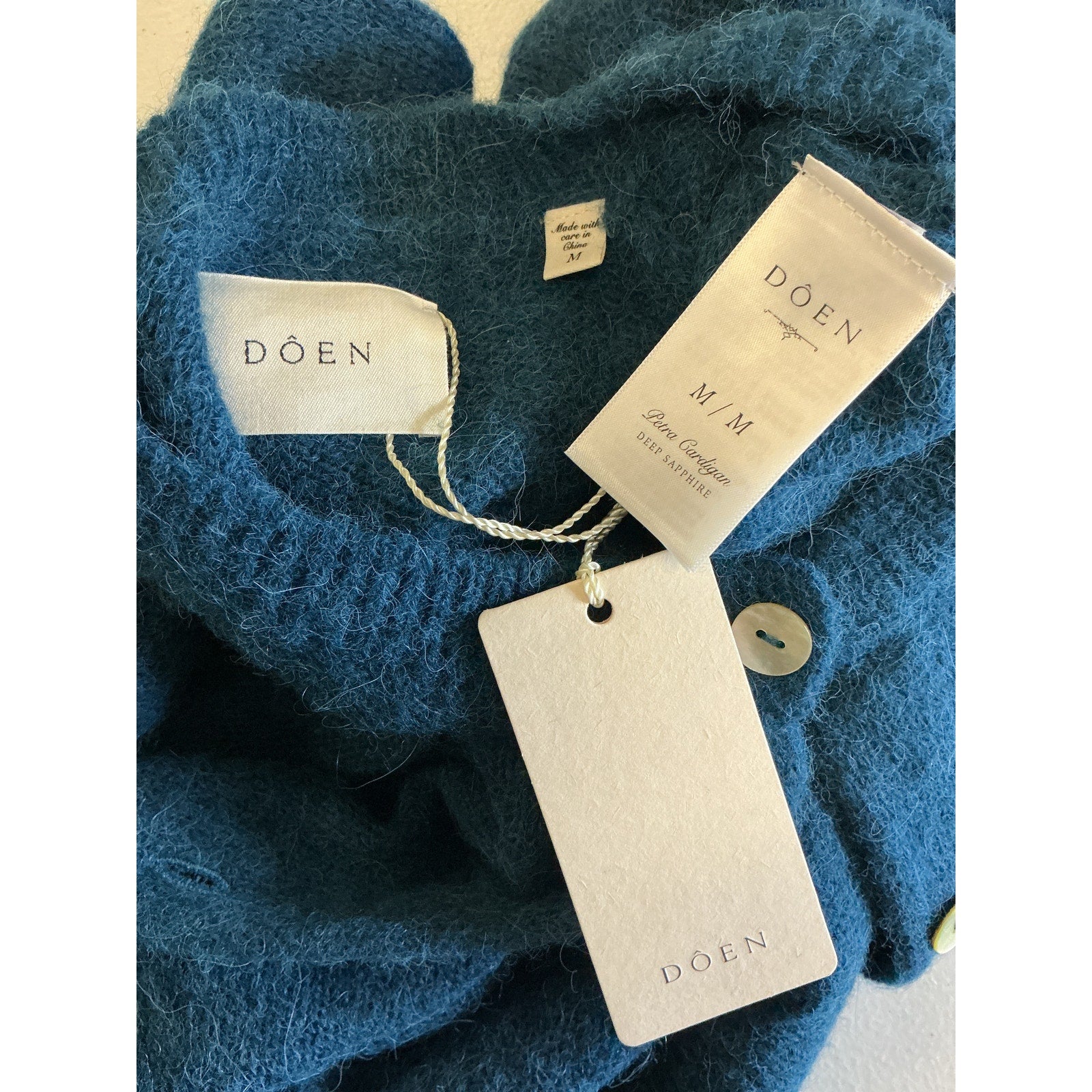 D�en 'Petra' Blue Cardigan Size M