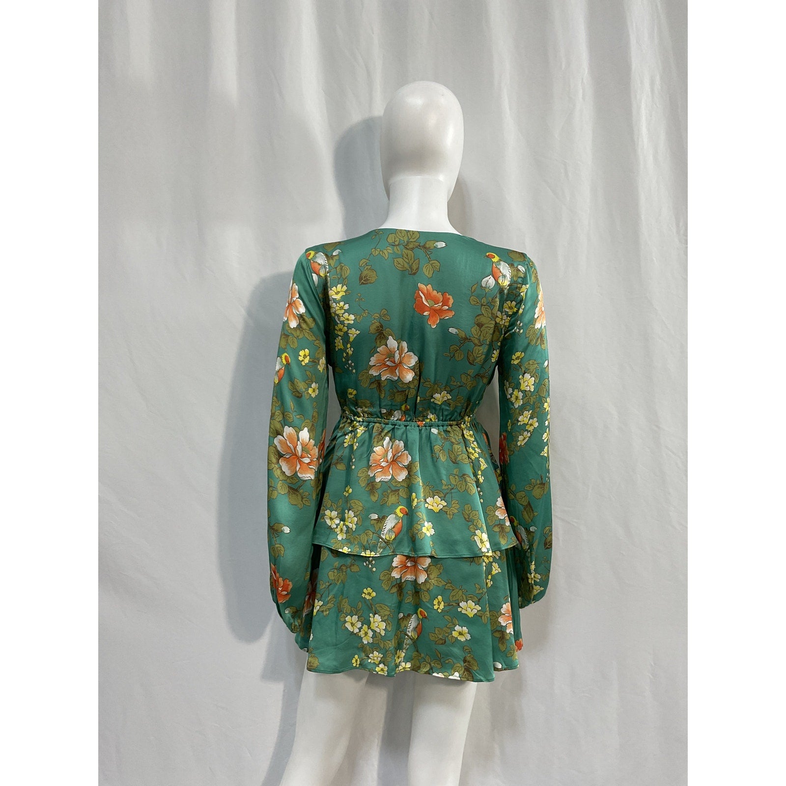 Majorelle 'Berkshire' Green Viscose Dress Size XS