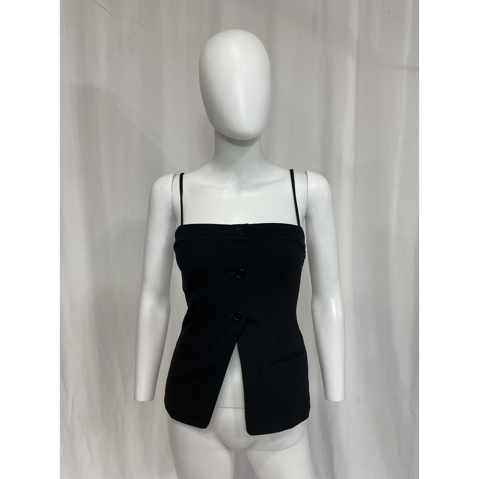 L'Academie 'Benigna' Black Top Size XS