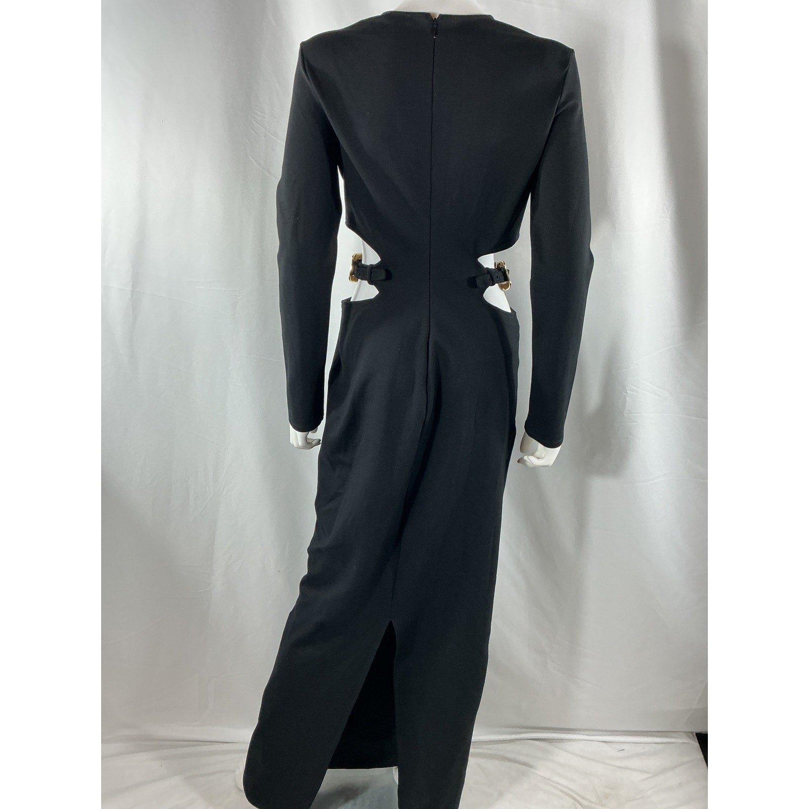 Staud 'Chantal' Black Rayon Dress Size M