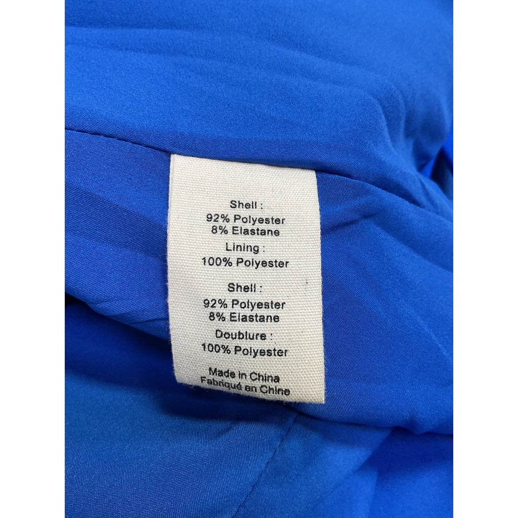 L'Agence 'Chamberlain' Blue Polyester Blazer Size 2