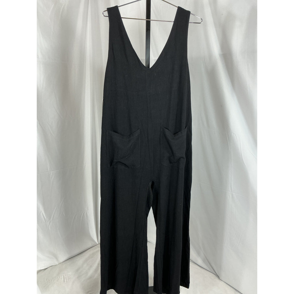 Bumpsuit Linen Black Viscose Maternity Jumpsuit Size XS - NWT
