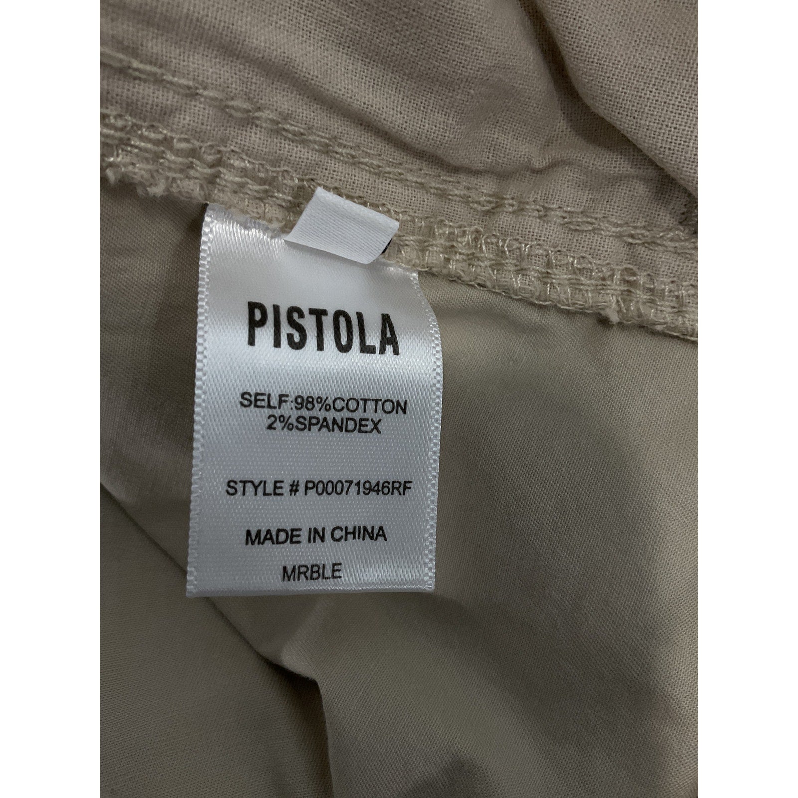 Pistola 'Meg' White Short Sleeve Zip Front Romper Size S