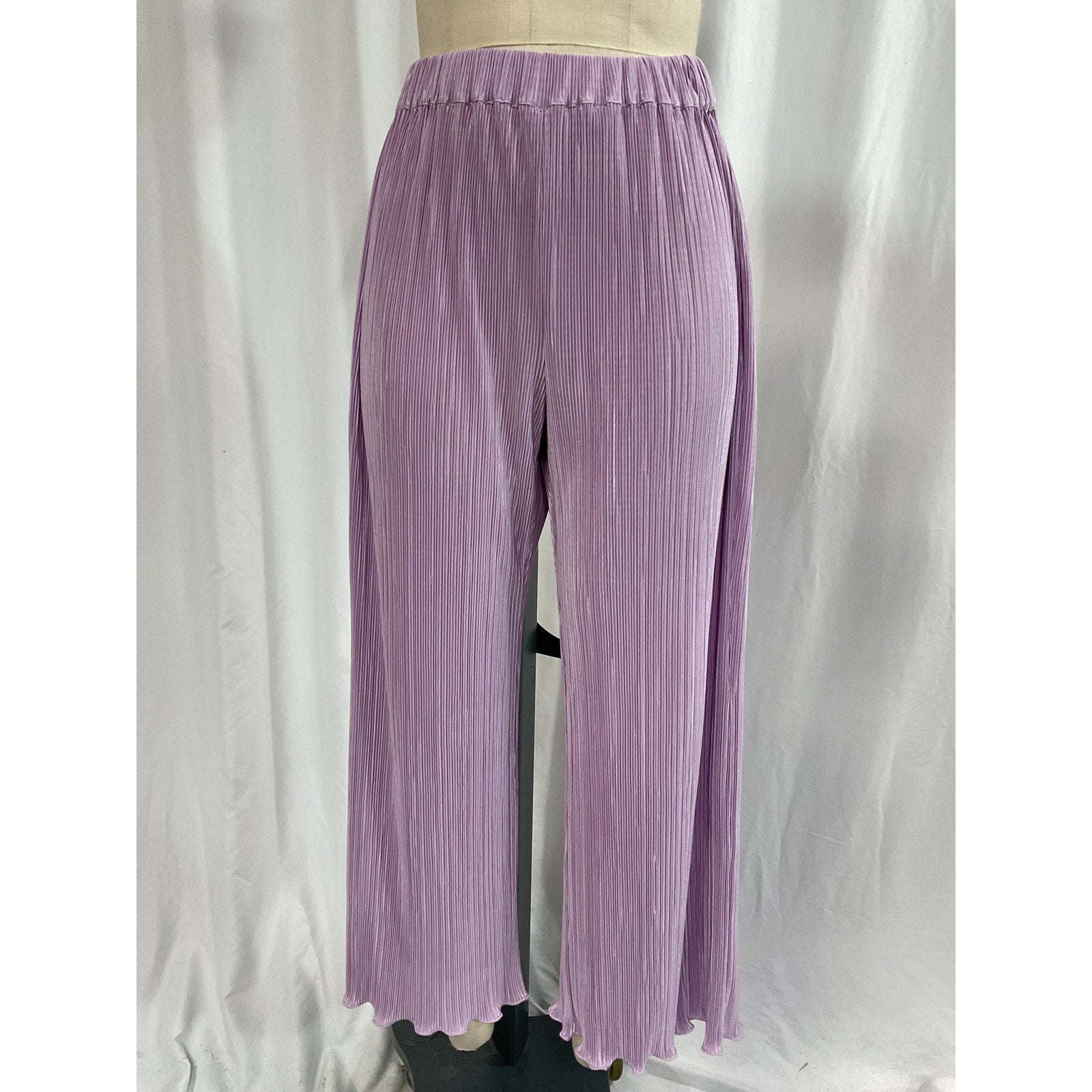 Dannijo 'Pleated' Purple Culotte Pant Size S