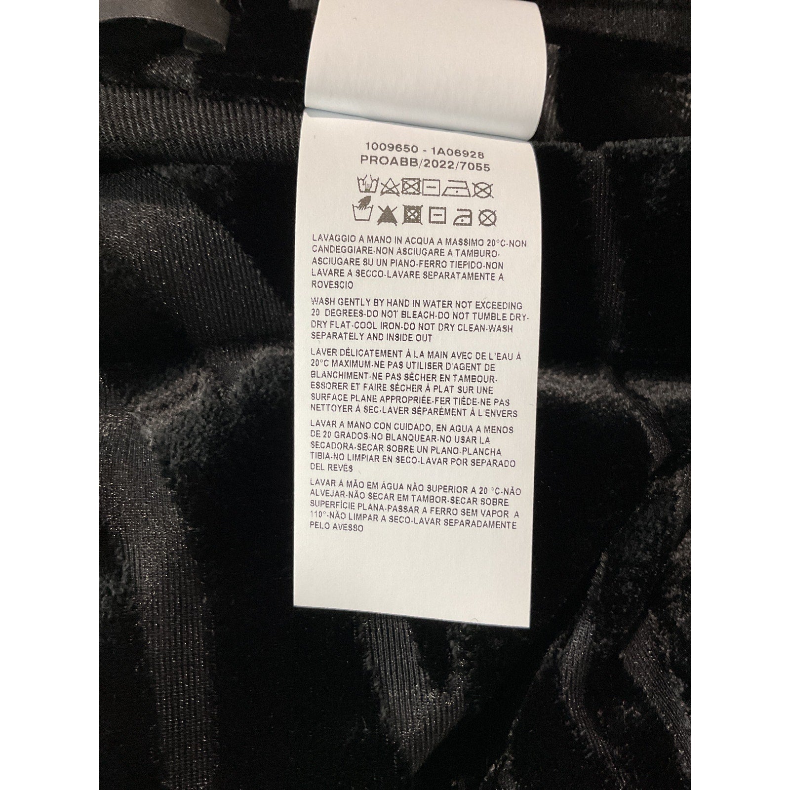 Versace Black Viscose Wide Leg Pant Size 8
