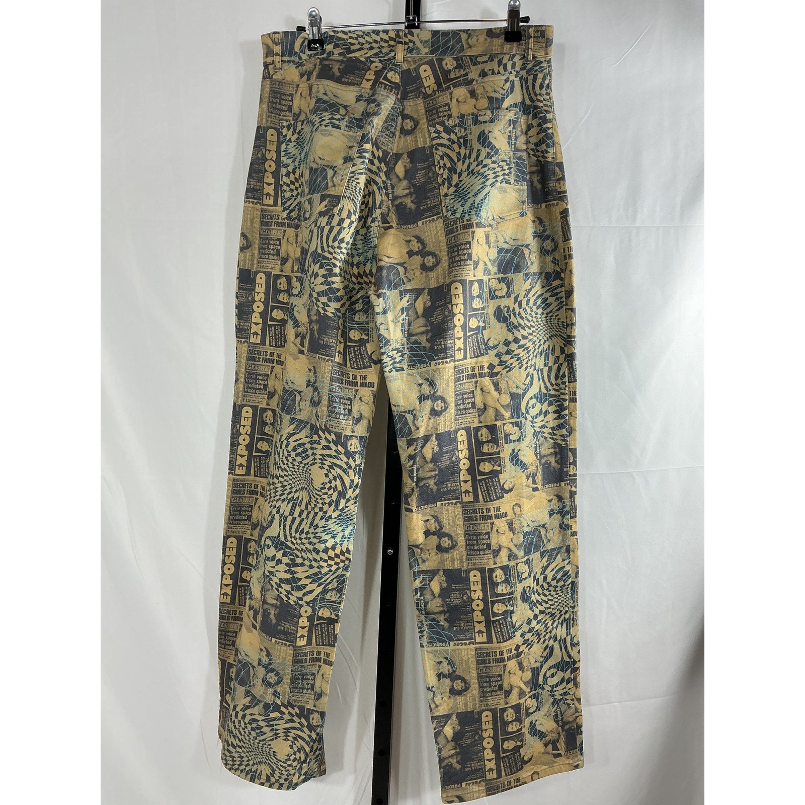 Miaou 'Fargo' Beige Cotton Pants Size L
