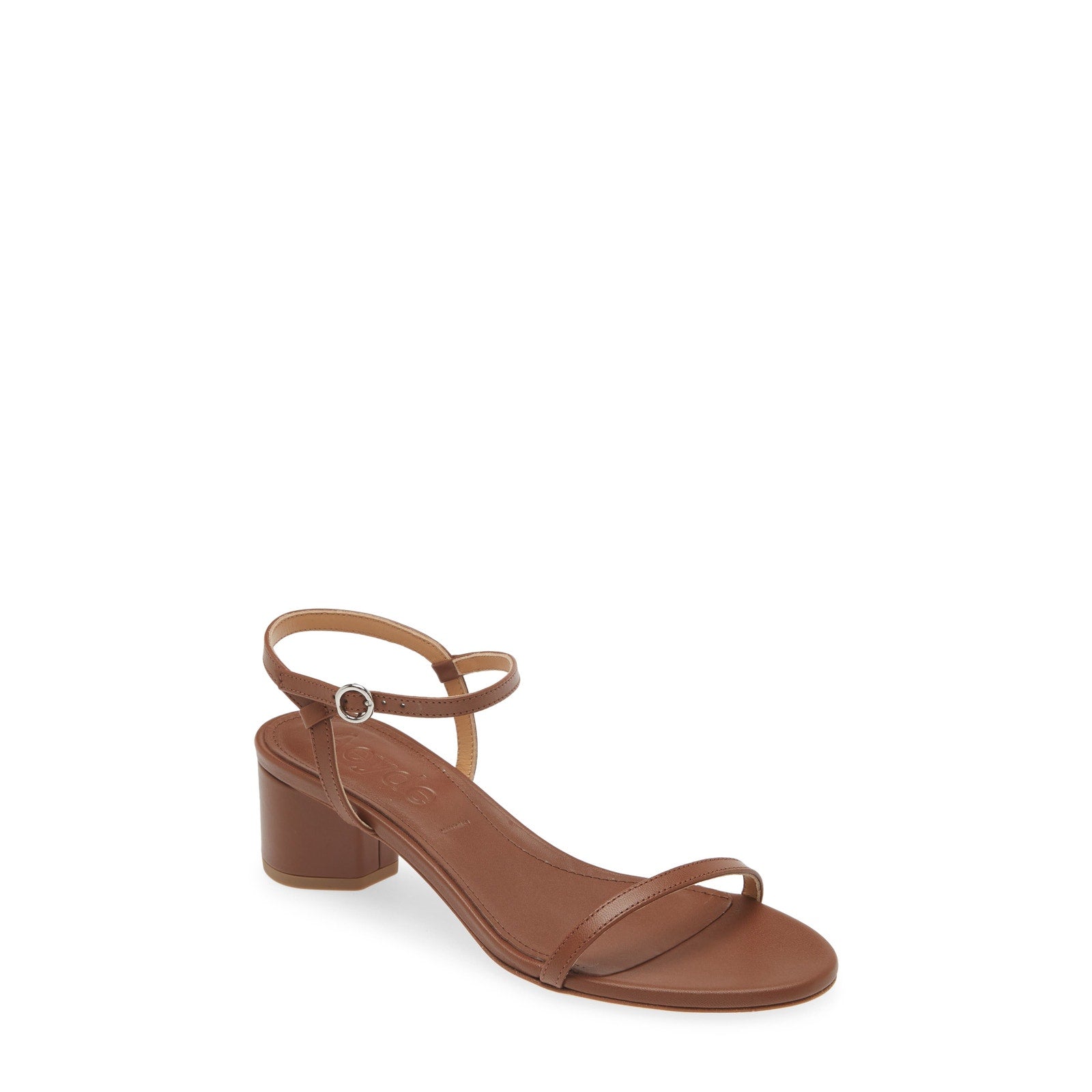 Aeyde 'Immi' Brown Ankle Strap Sandal Size 9