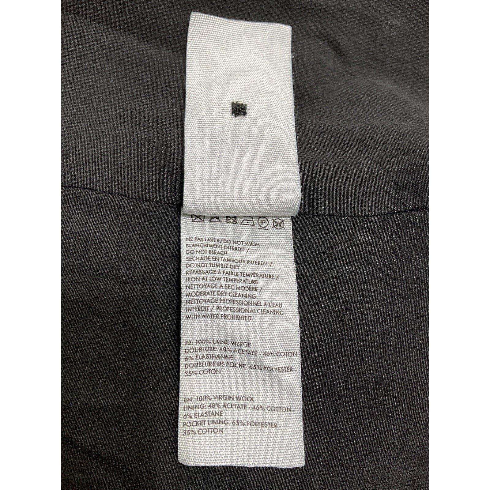 Jacquemus 'La Veste' Black Virgin Wool Tibau Size 42