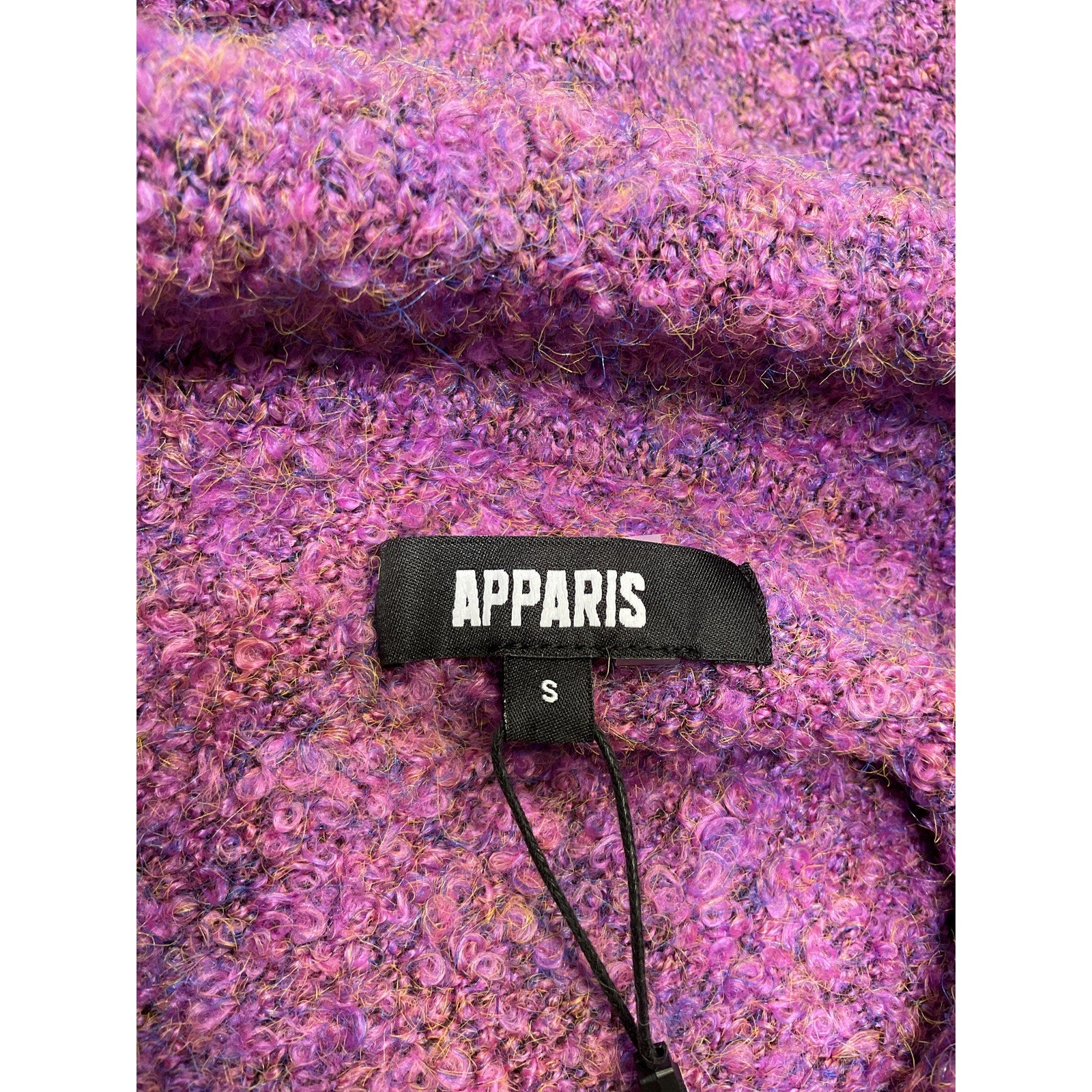 Apparis 'Molly' Purple Acrylic Cropped Cardigan Size S - NWT