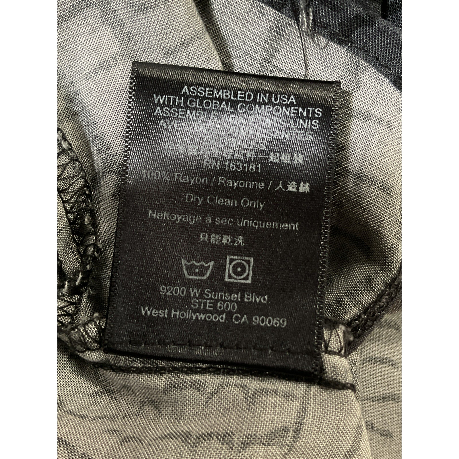 Rhude 'Croc' Black Shirt Size XL