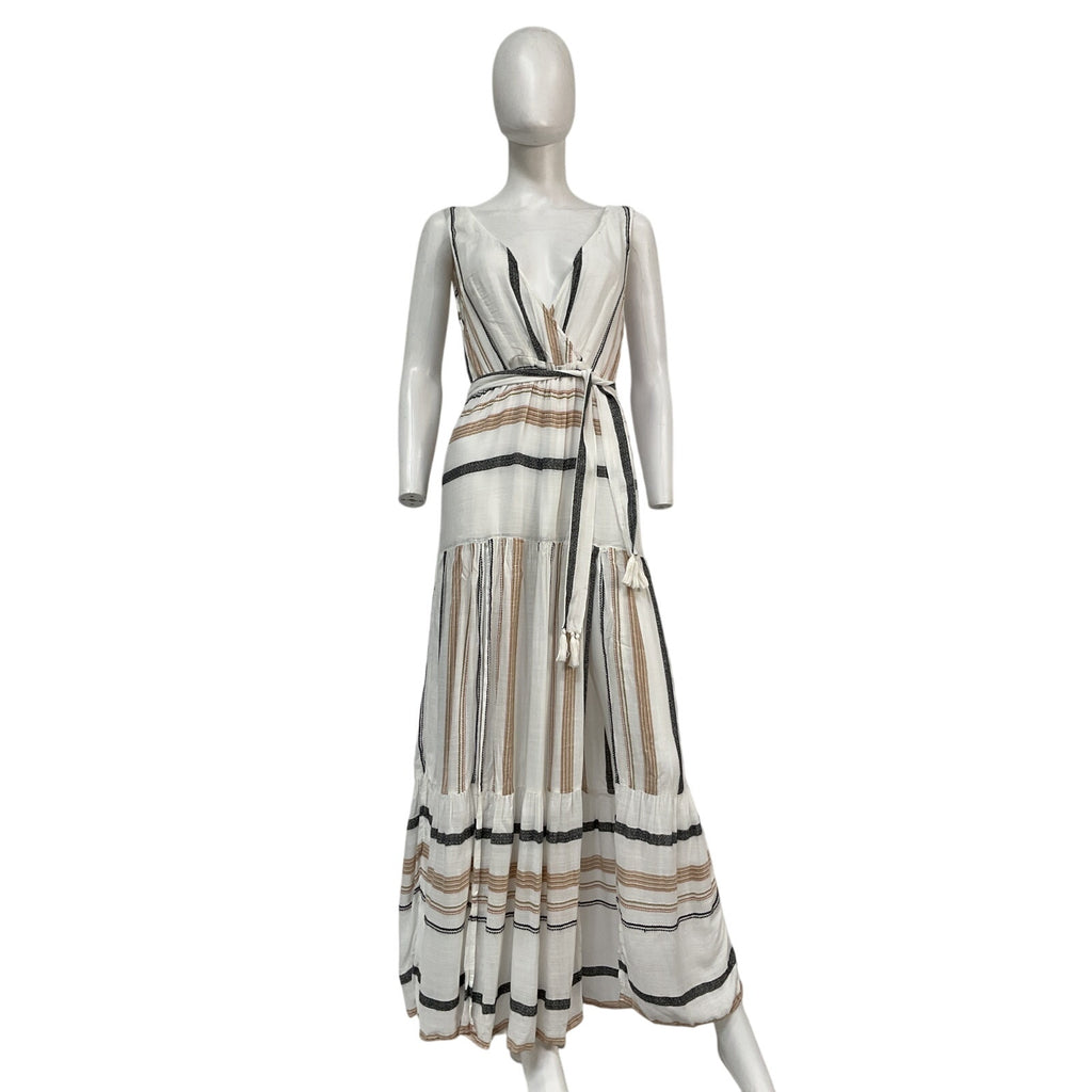 L*Space 'Clara' White Viscose Dress Size S